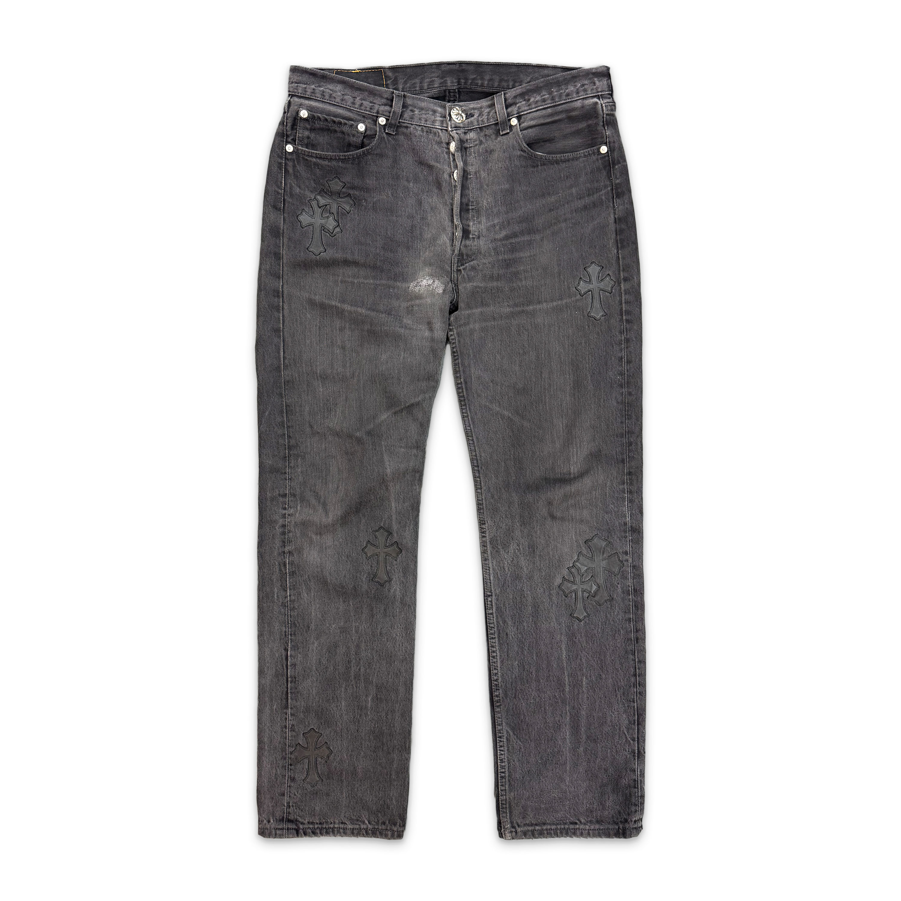 Chrome Hearts, Levi's Black Denim "Black Crosses"