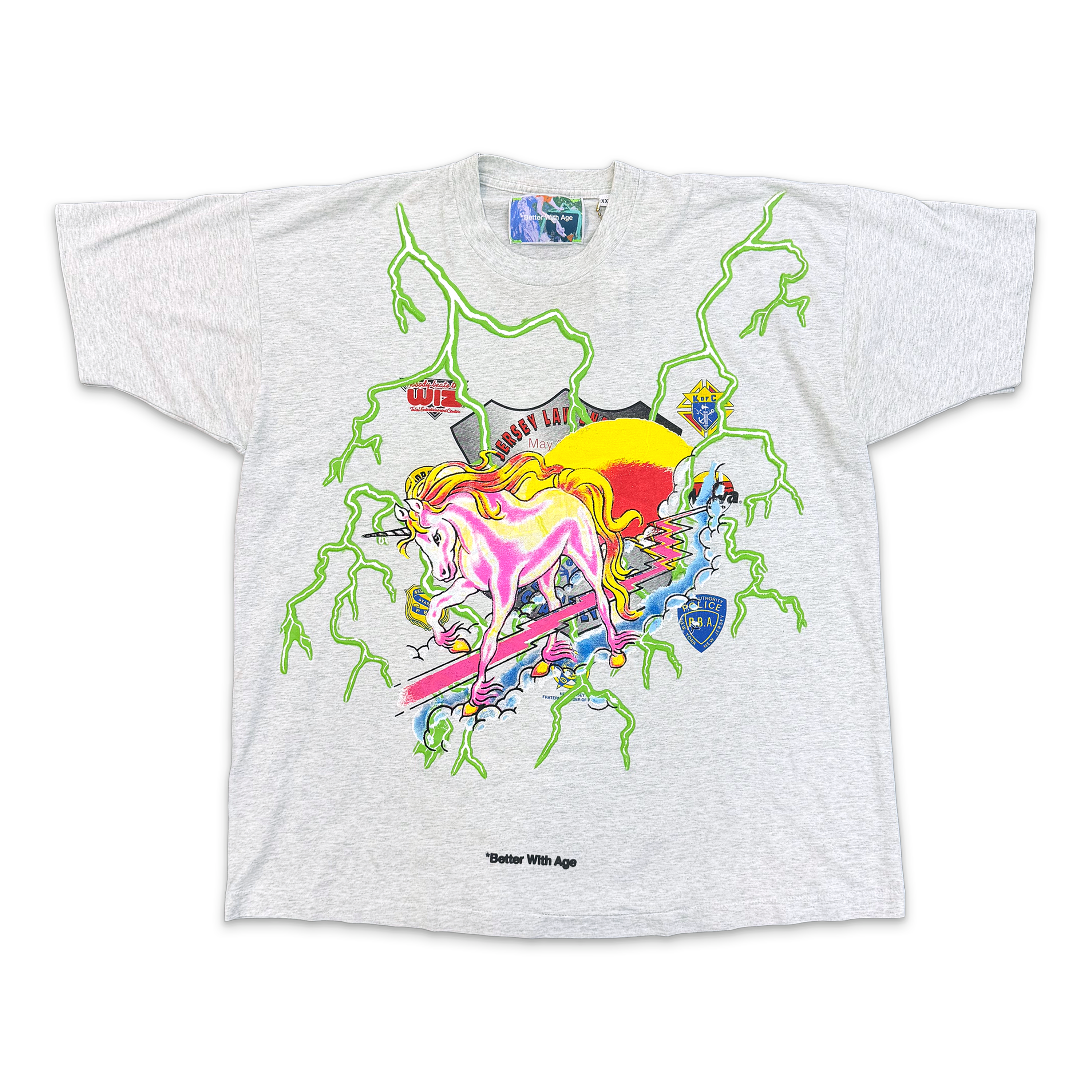 Better With Age, European Thunder Vintage Tee "Grey"