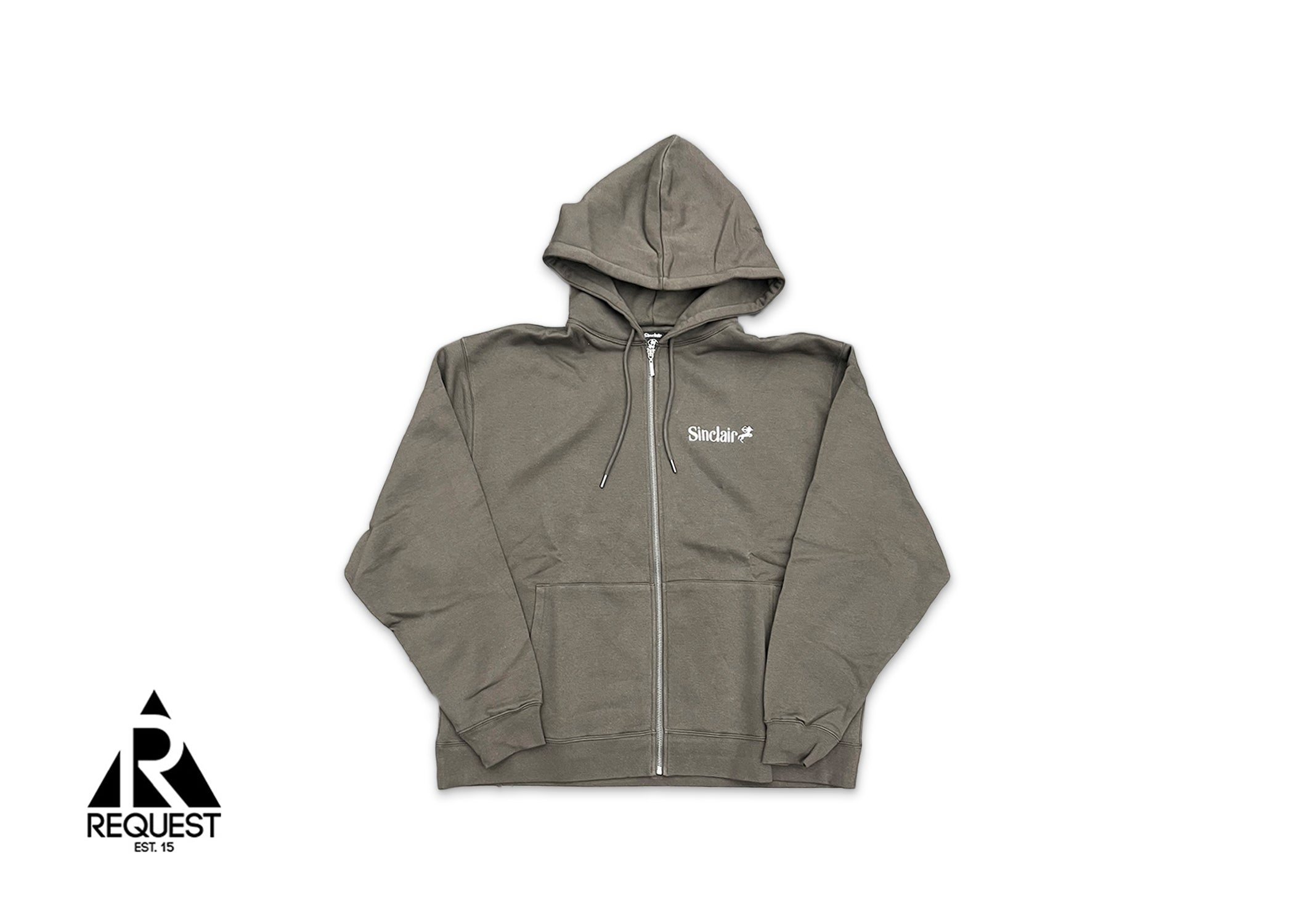 Sinclair Sagittarius Zip Up Hoodie "Gray"