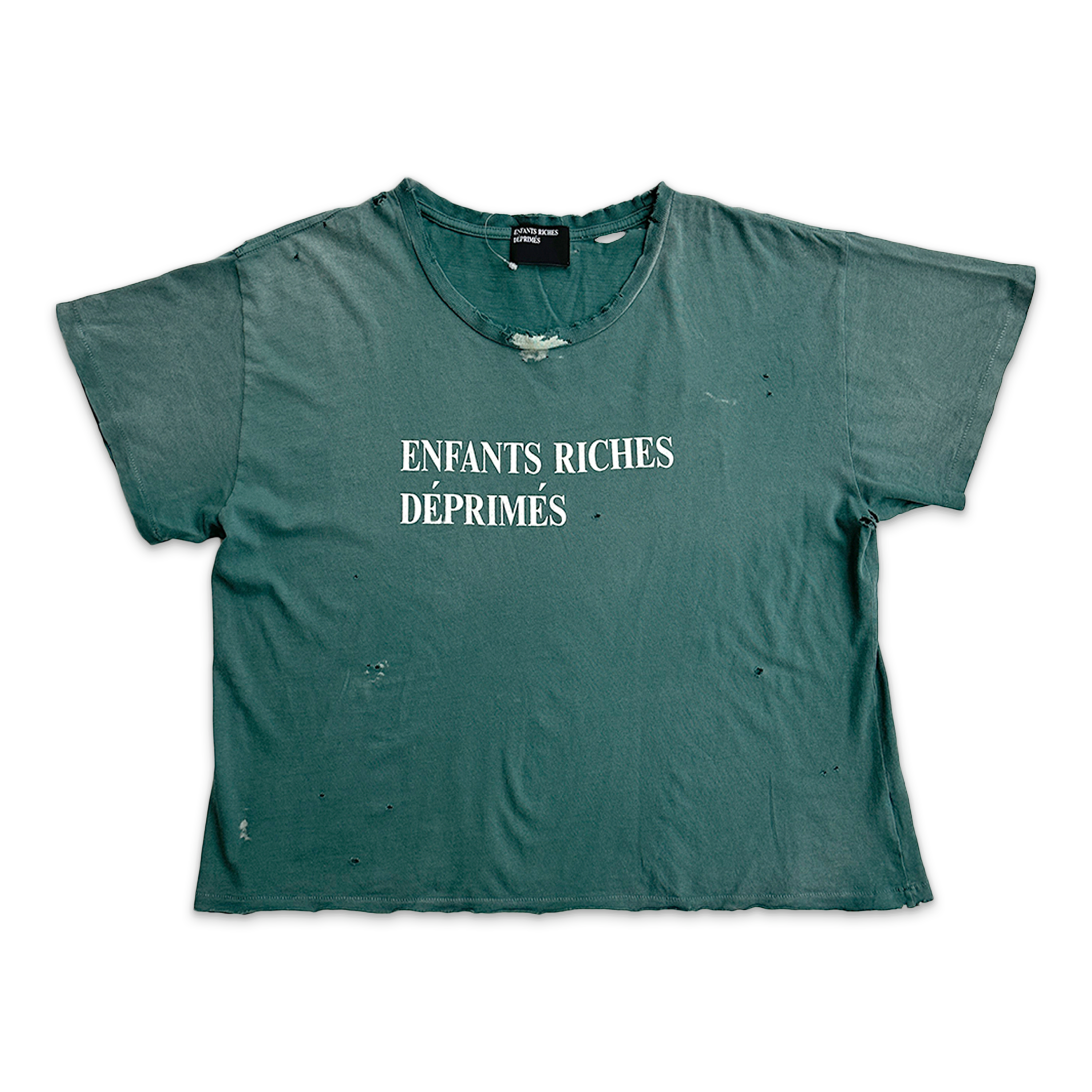 Enfants Riches Déprimes, Enfants Riches Déprimes Logo Tee "Post Green"