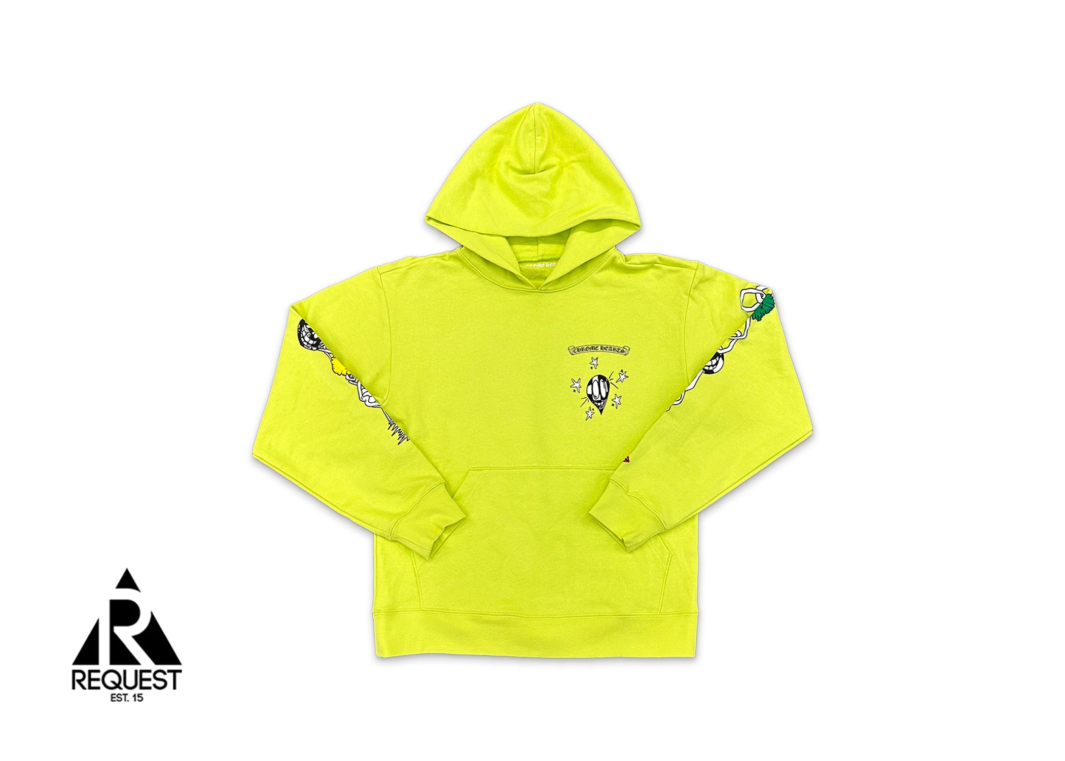 Chrome Hearts Matty Boy Link Hoodie "Lime Green"