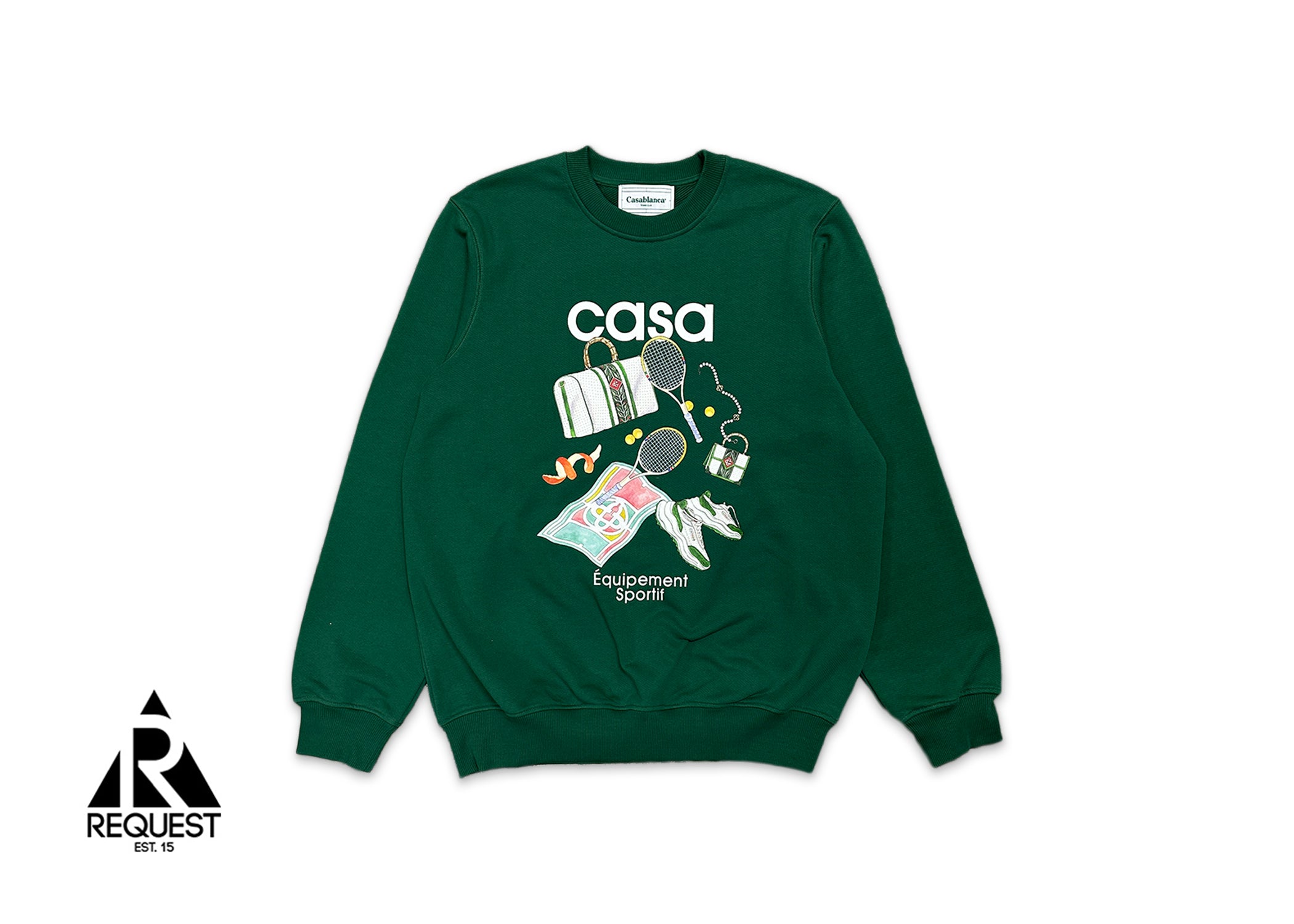 Loopback Equipement Sportif Printed Sweatshirt "Evergreen"