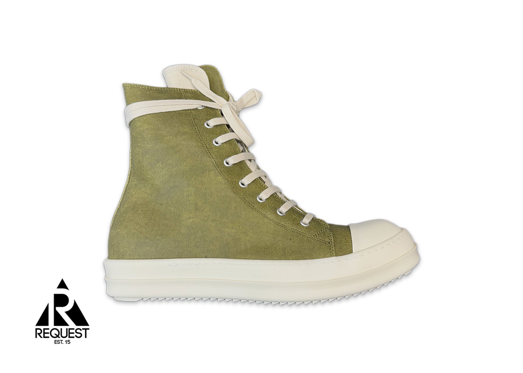 Rick Owens DRKSHDW, Porterville Wax Denim Ramones High "Sage Milk"