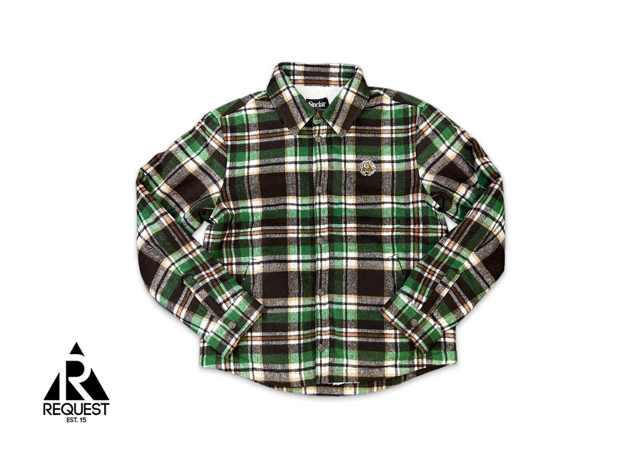 Sinclair Plaid Sherpa Flannel 2.0 "Green"
