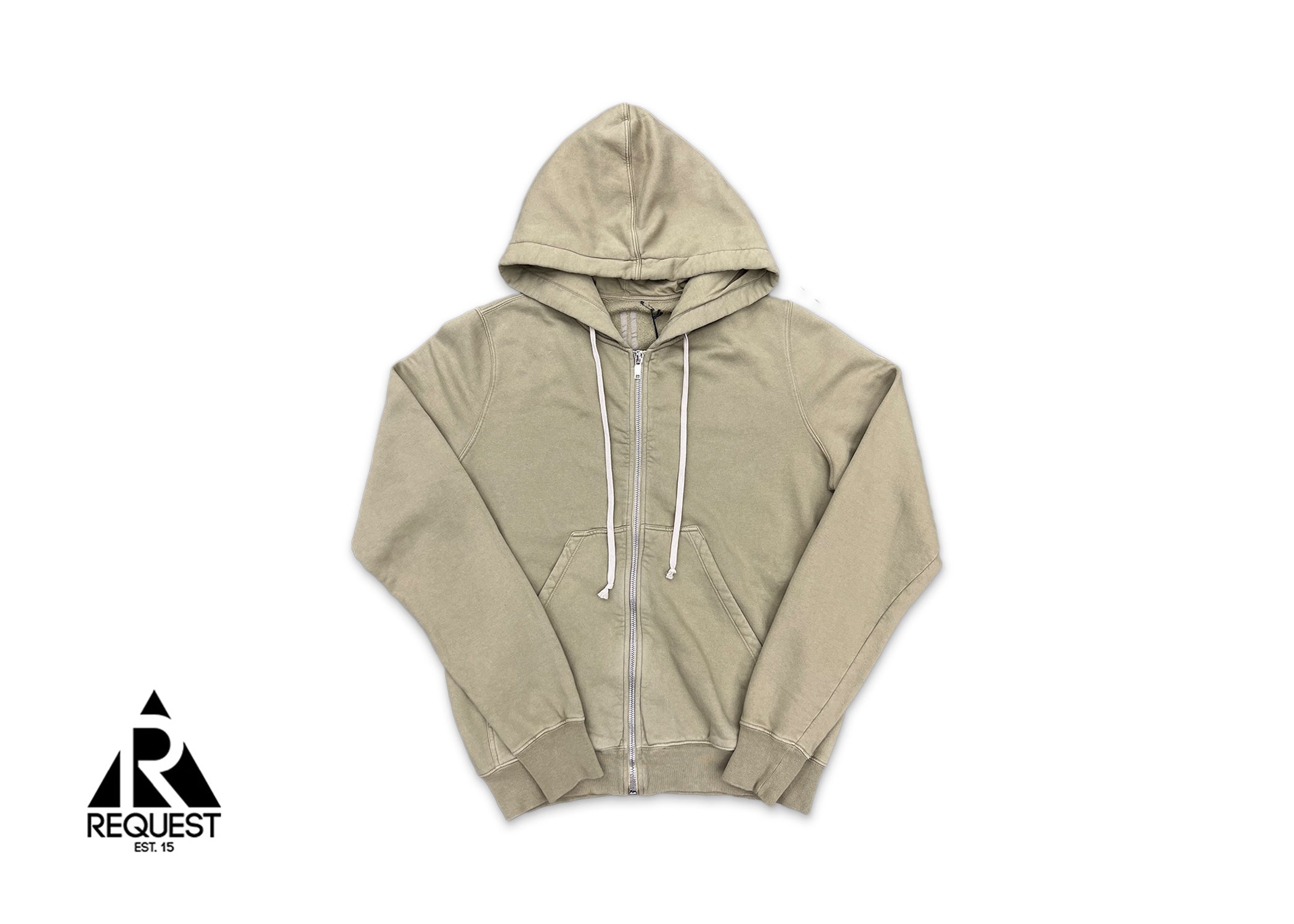 Rick Owens Jason Zipped Hoodie "Verde"