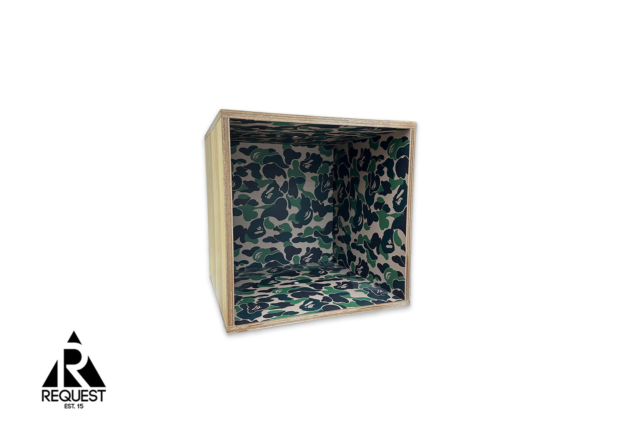 A Bathing Ape (BAPE), x Fabrick x Karimoku ABC Camo Square Shelf