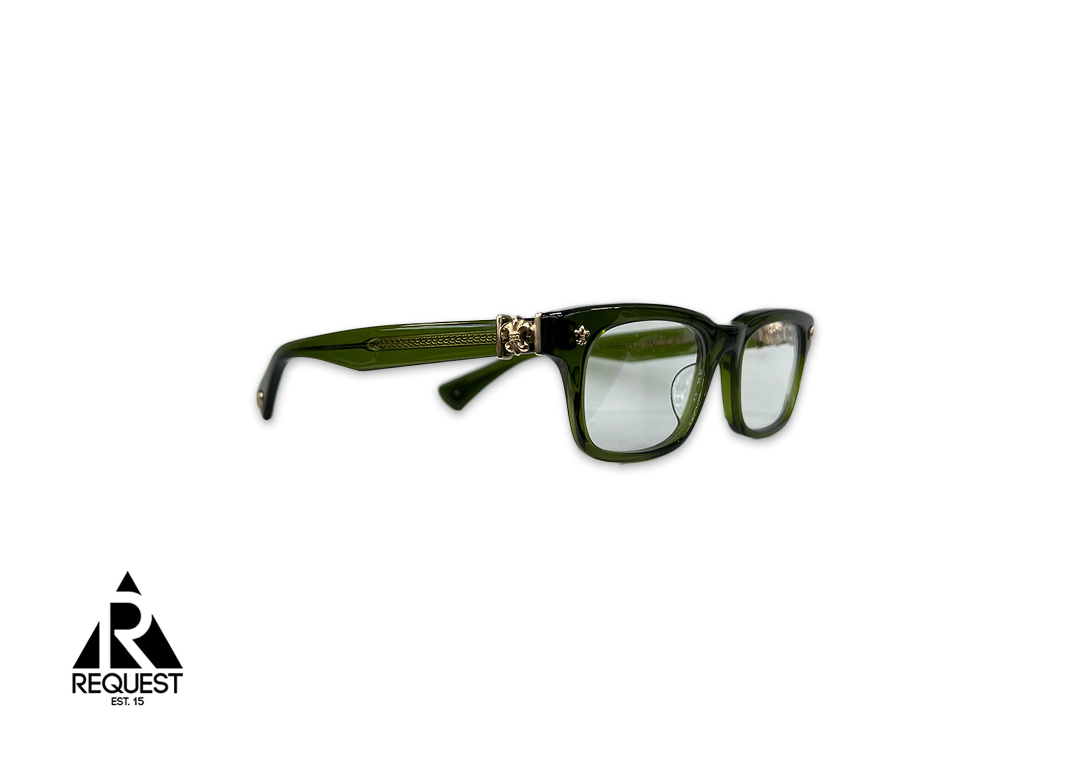 Chrome Hearts, Gittin Any? - A Glasses "Transparent Green Gold"
