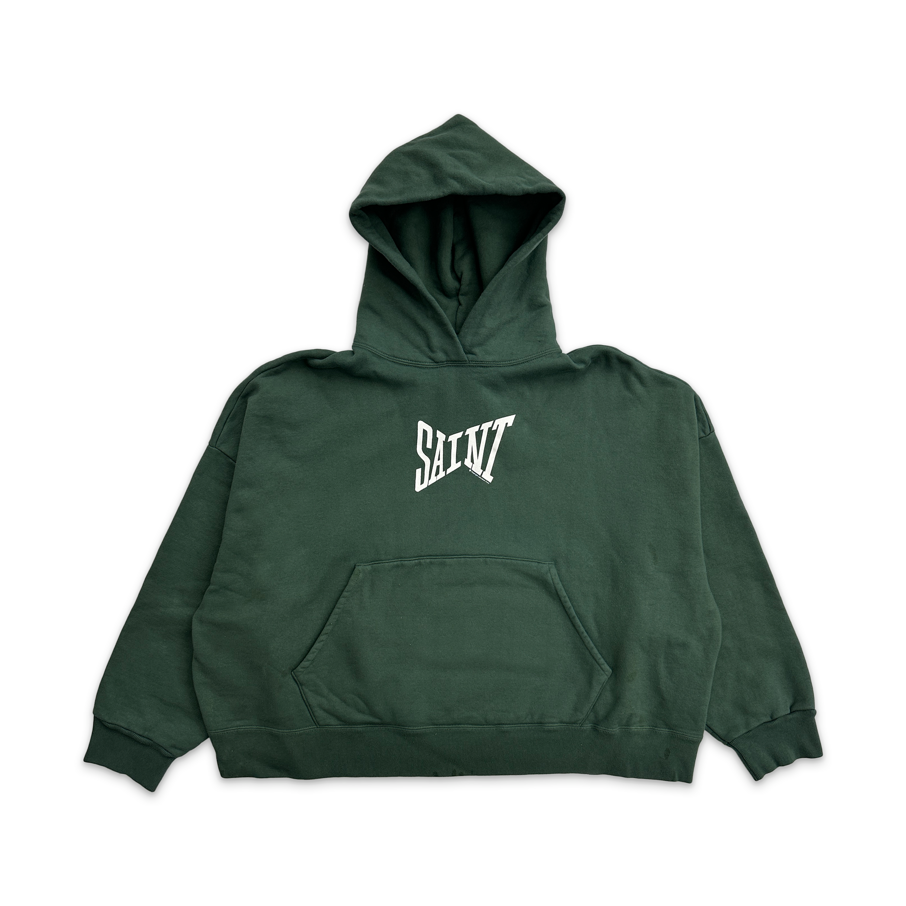 Saint Michael, Saint Ribbon Hoodie "Forest Green"
