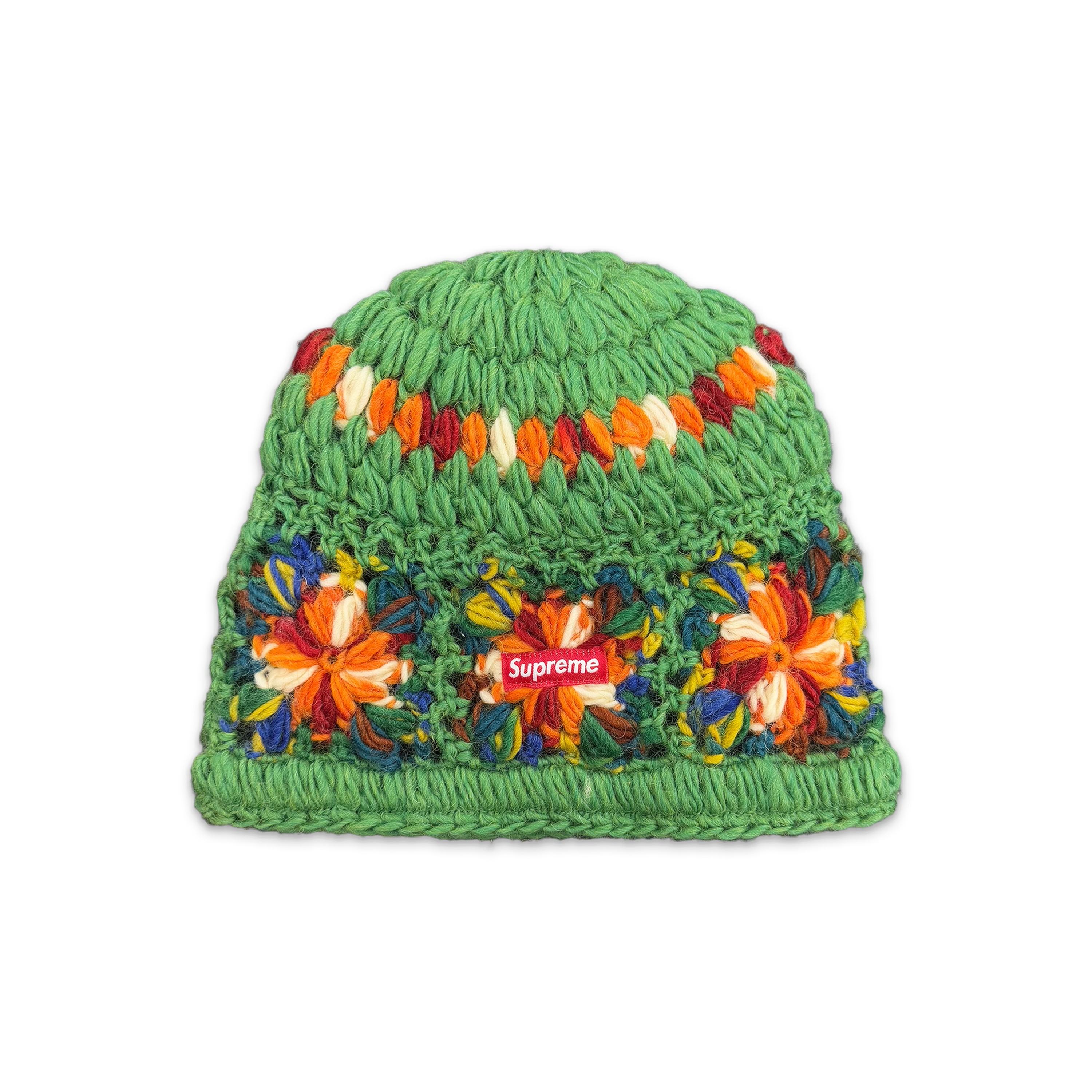 Supreme, Crochet Beanie SS25 "Green"