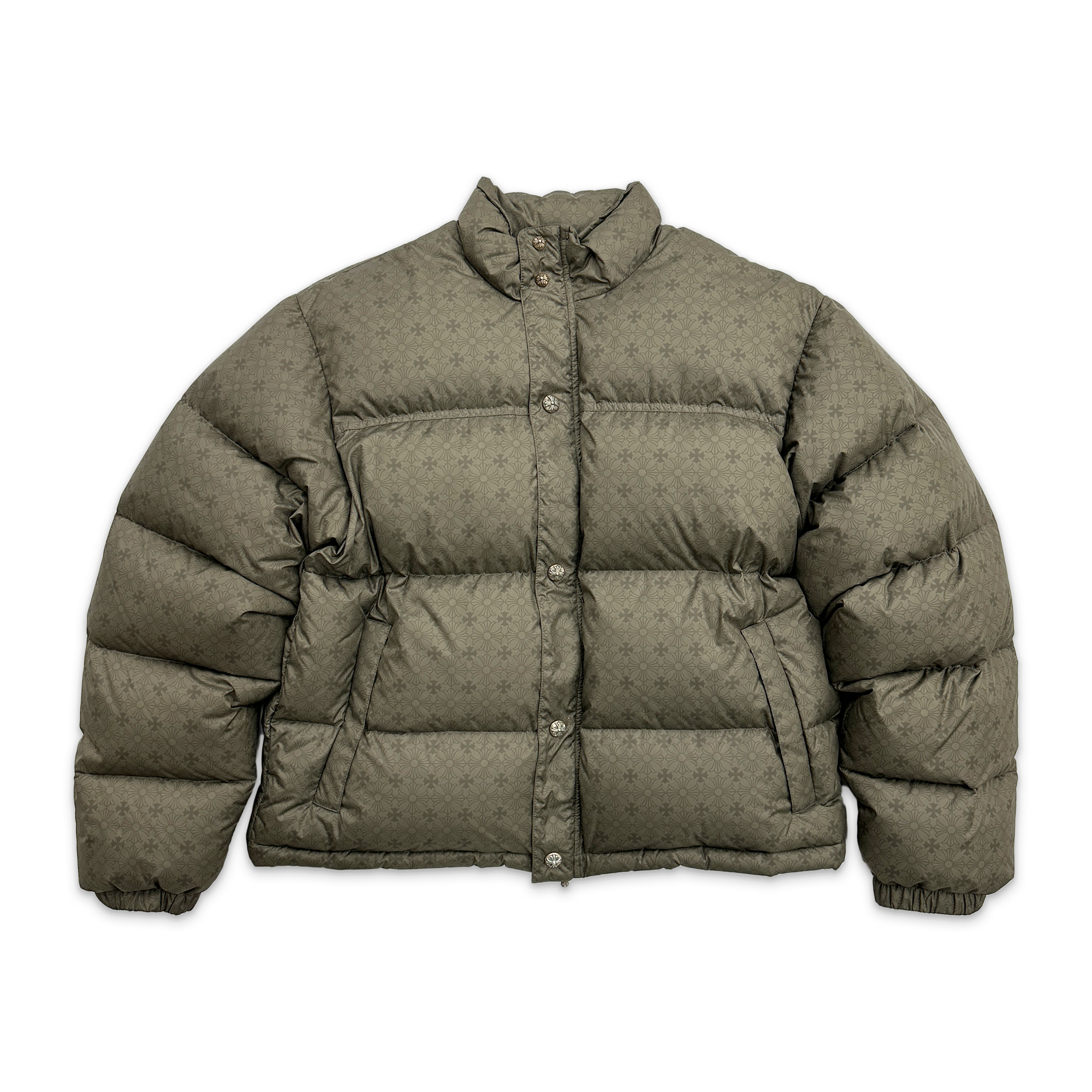 Chrome Hearts, Puffer Jacket "Olive"
