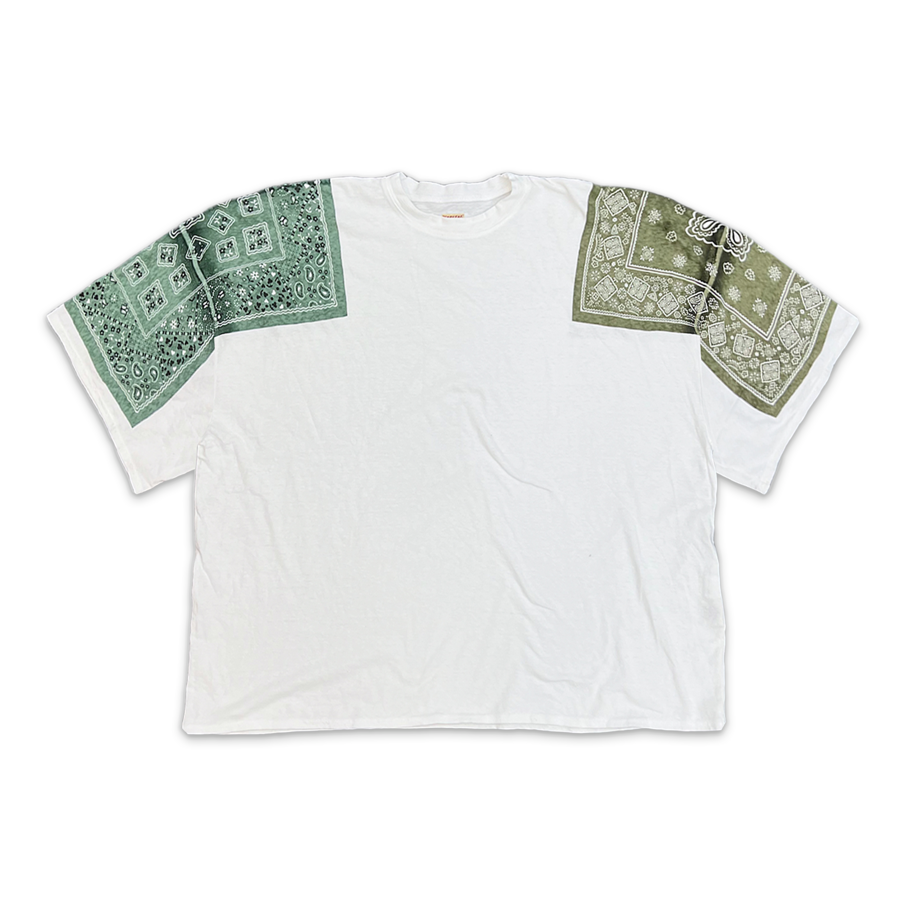 Kapital, Jersey Bandana Oversized Tee "Green/Olive"