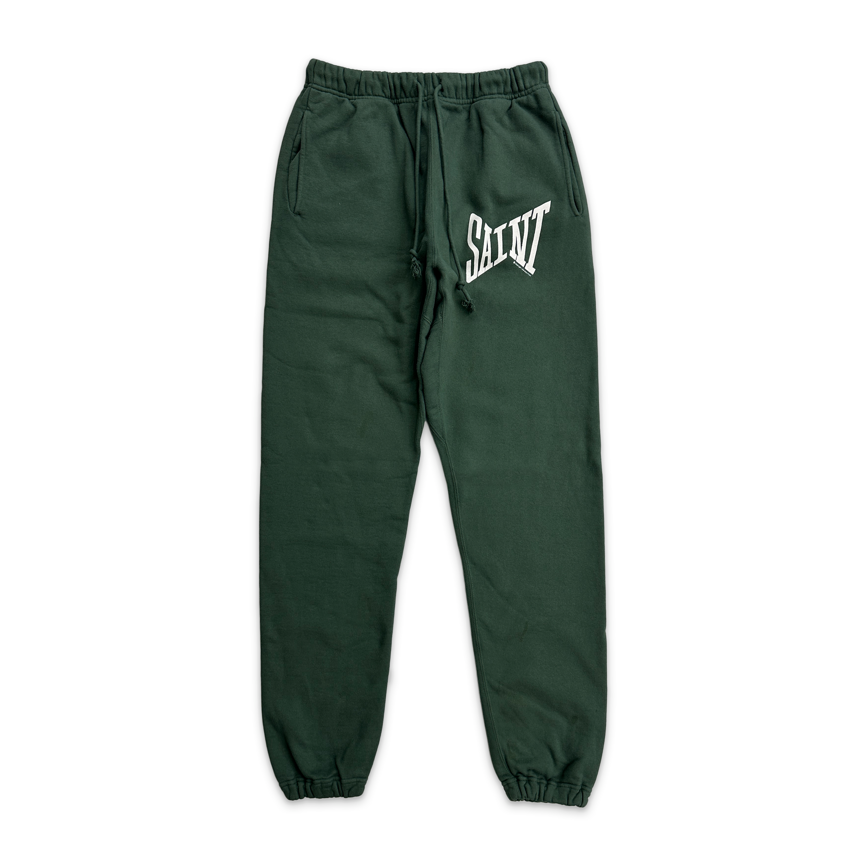 Saint Michael, Saint Ribbon Sweatpants "Forest Green"
