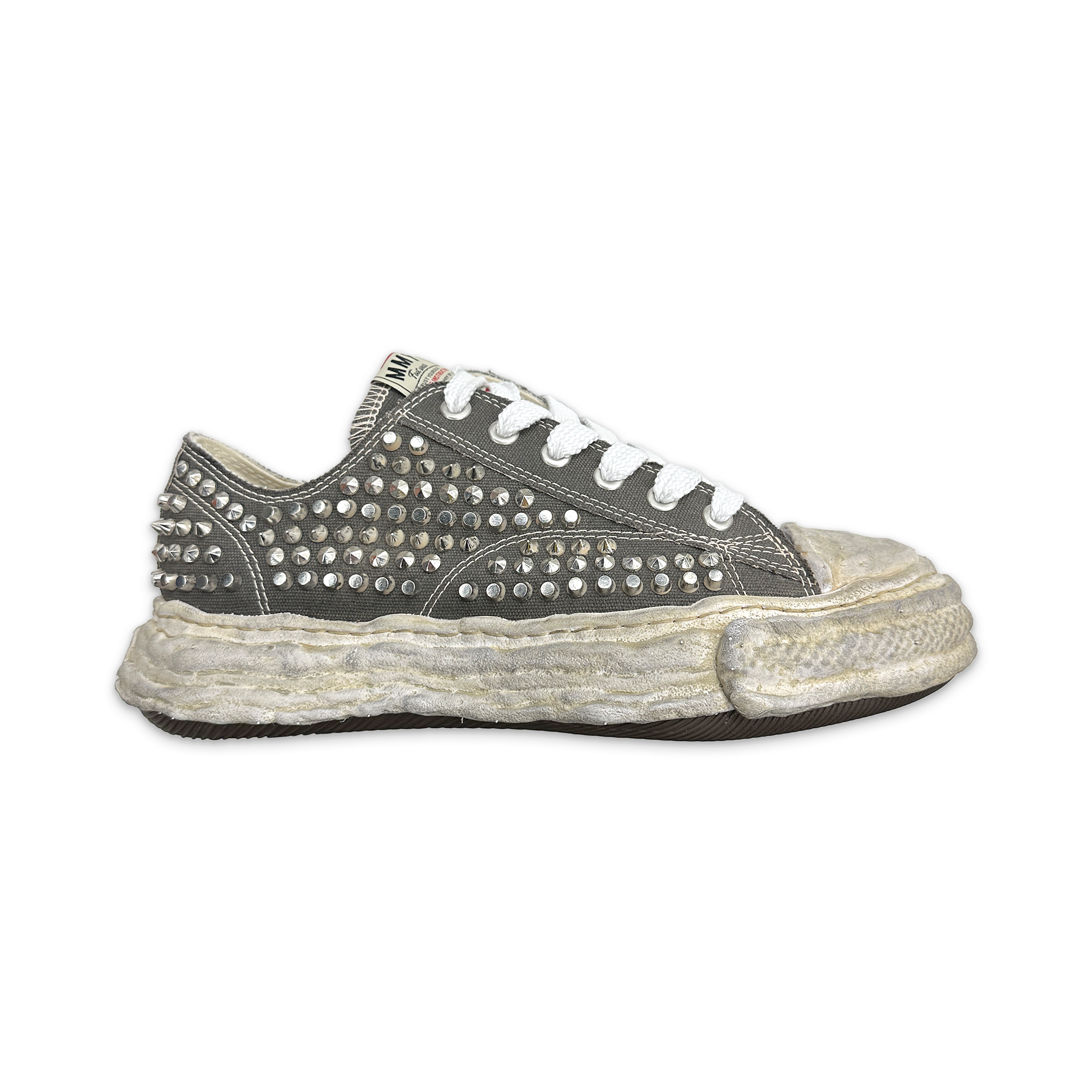 Maison Mihara Yasuhiro, Peterson OG Sole Studded Canvas Low "Grey"