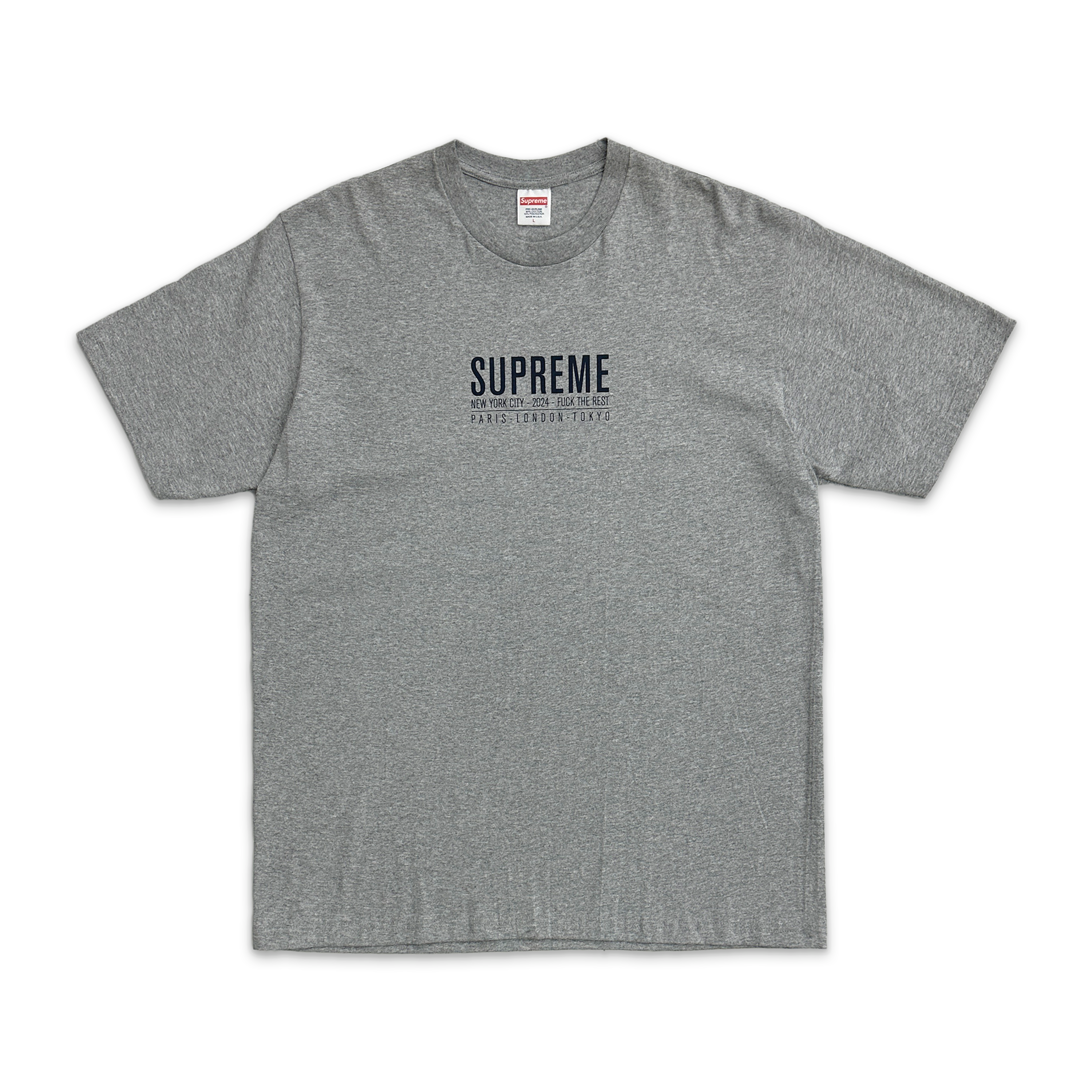 Supreme, Paris Tee "Heather Grey"