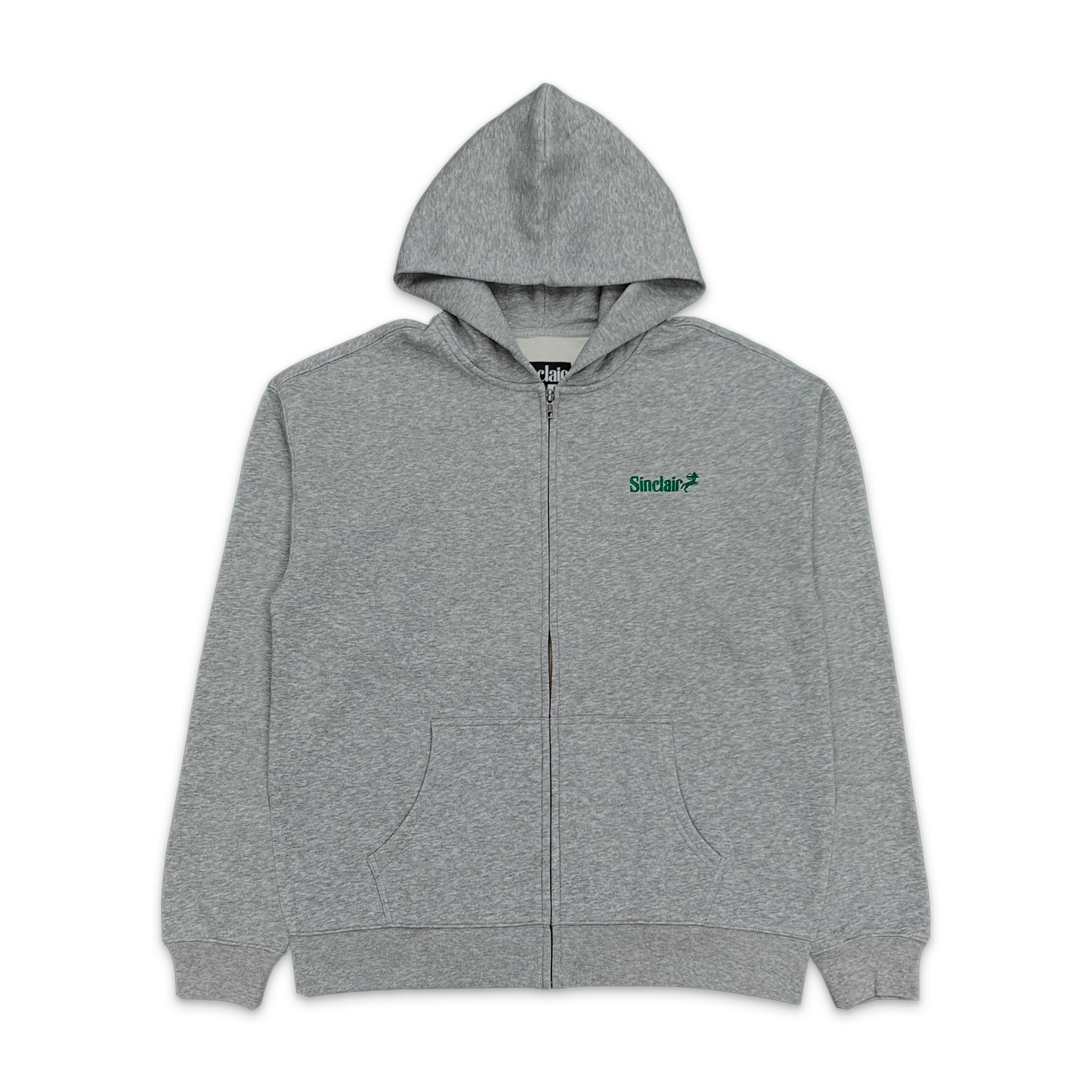 Sinclair, Zip Up Essential Hoodie "Heather Grey"