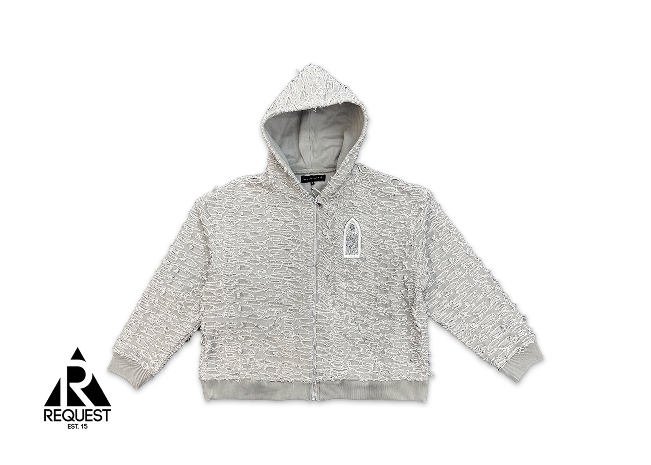 Who Decides War, Husk Zip Up Jacket "Vintage Grey"