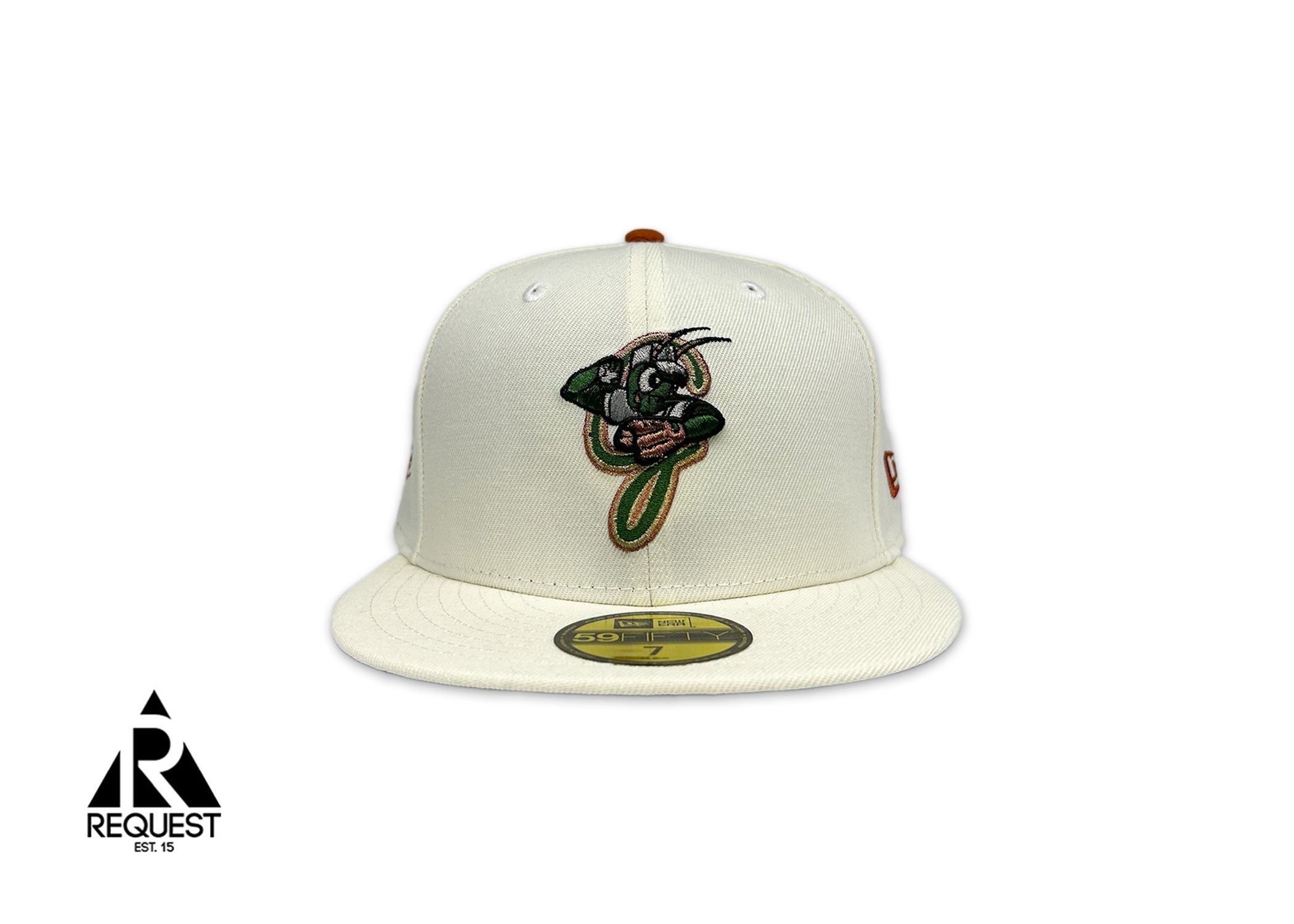 Request, New Era Request Exclusive Fitted Hat Grasshoppers "Sail"