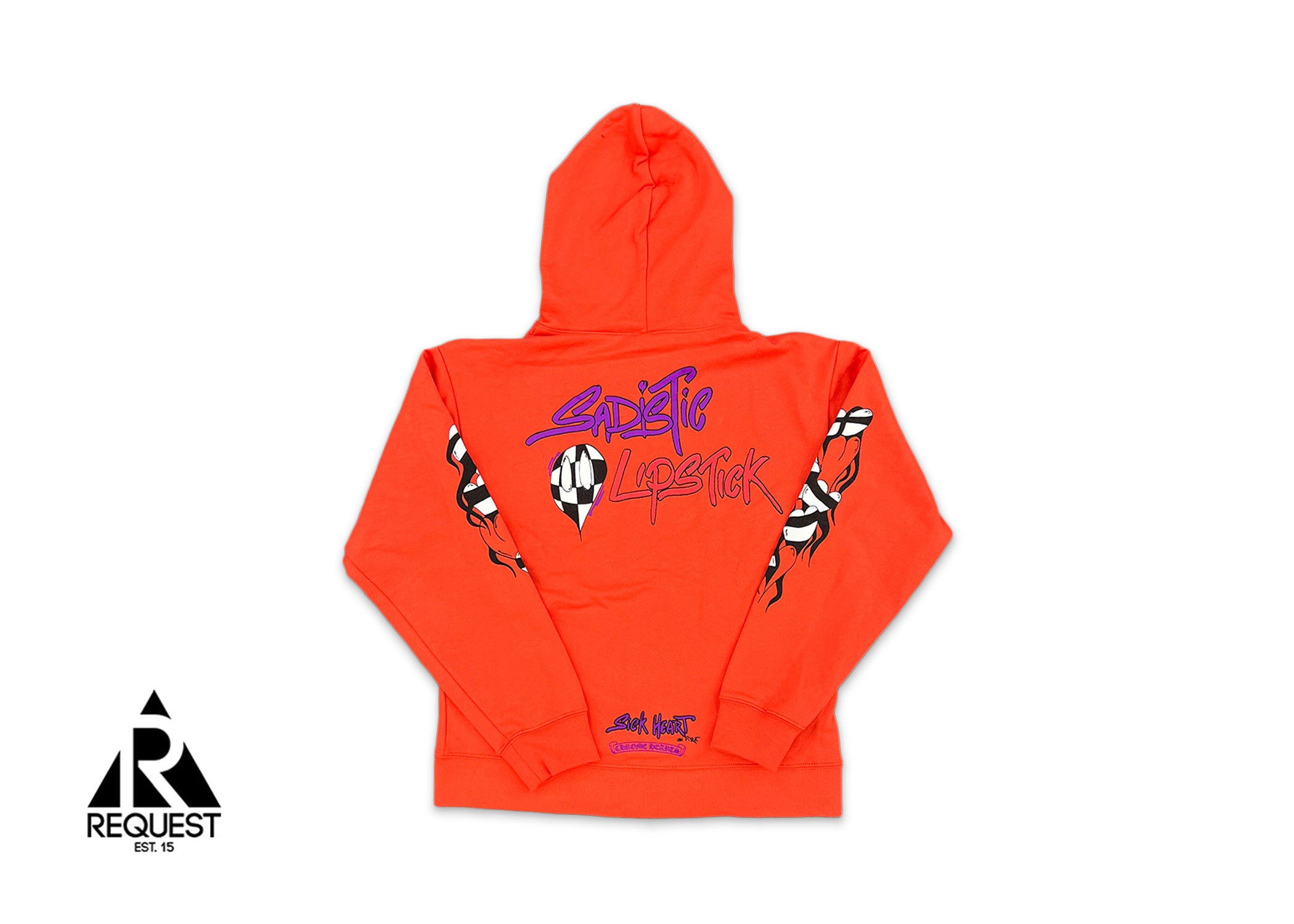 Chrome Hearts Matty Boy Hoodie "Sick Heart on Fire"