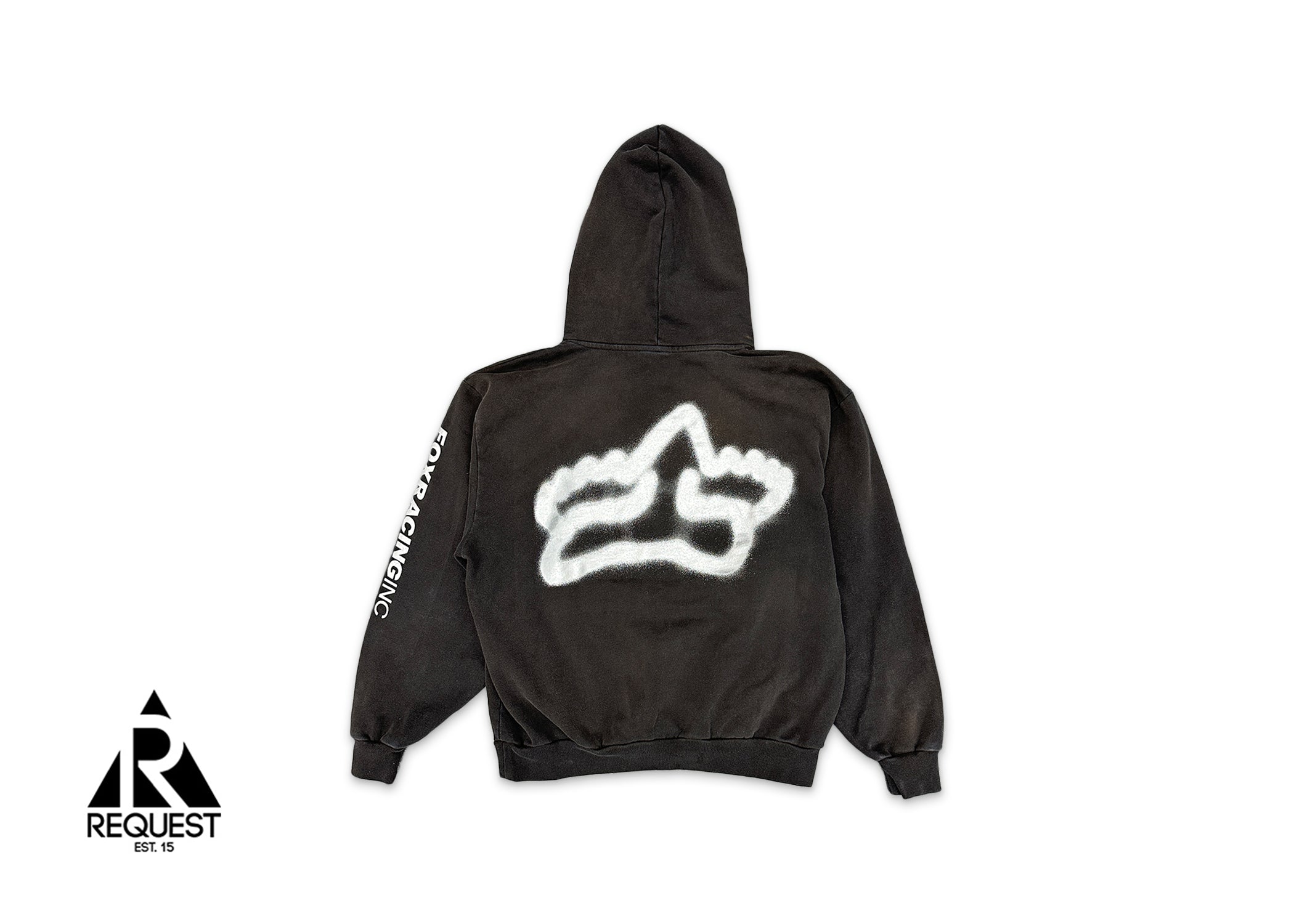 Request, Cactus Jack Fox Racing Hoodie "Vintage Black"