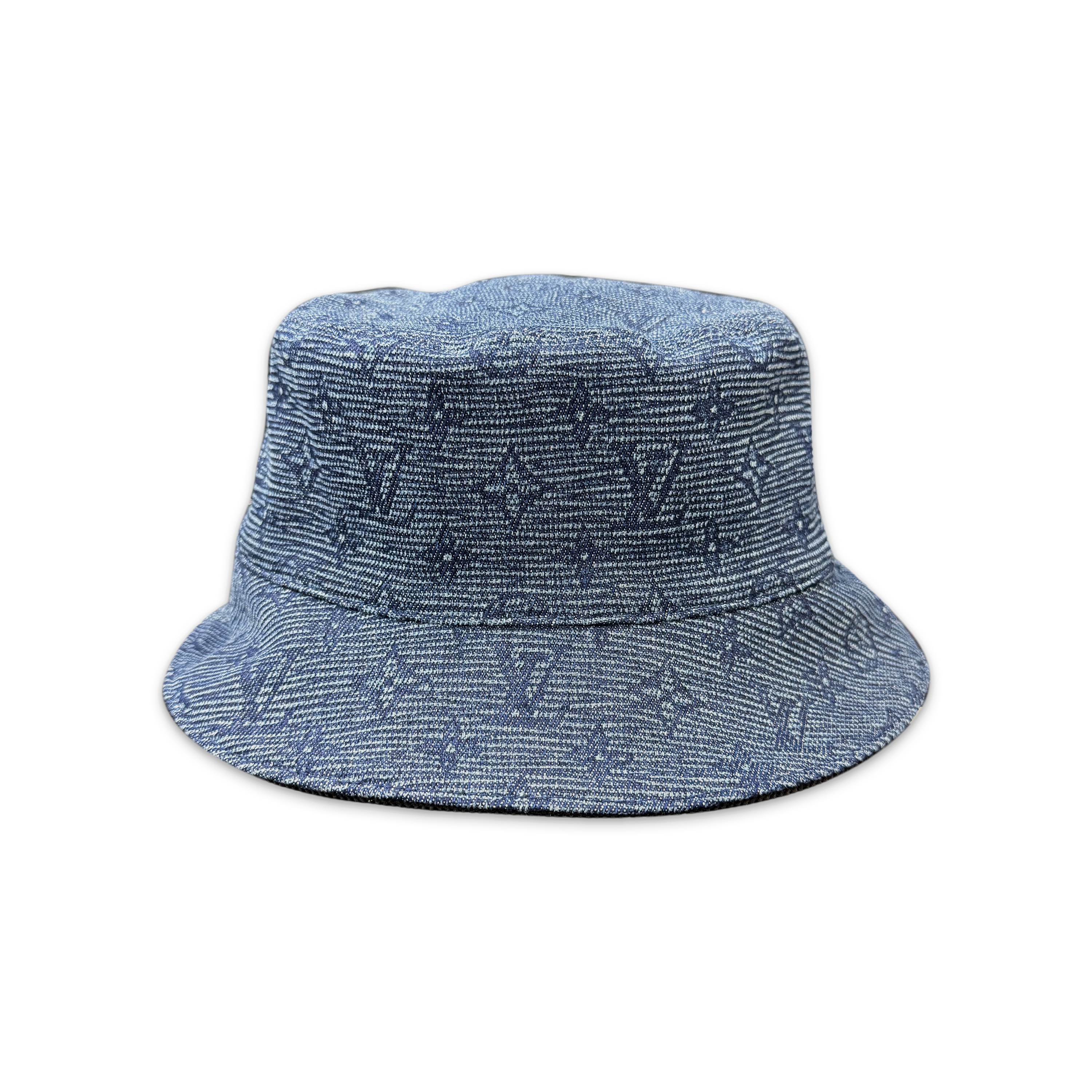 Louis Vuitton, Epi Monogram Reversible Bucket Hat "Blue/Black"