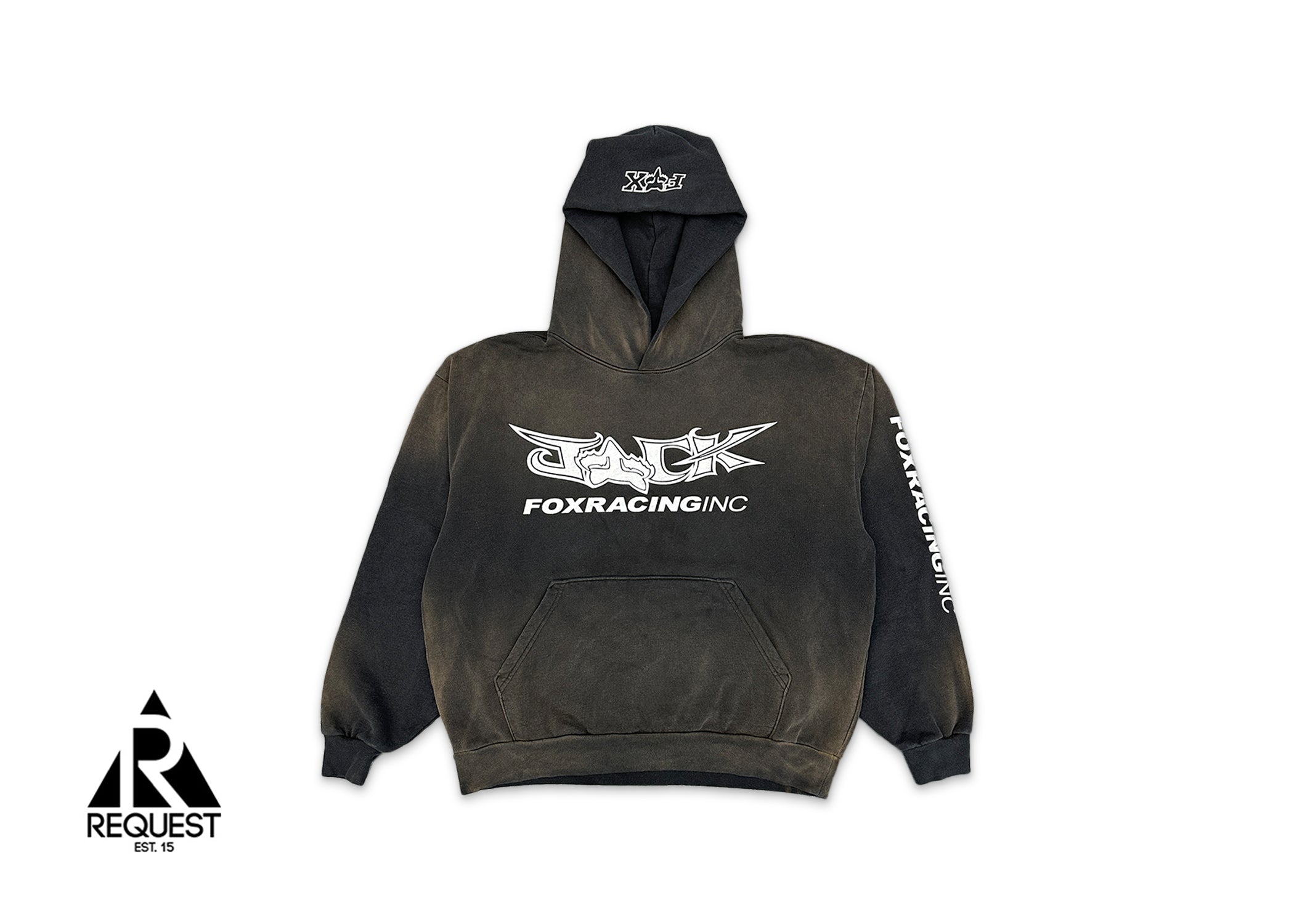 Request, Cactus Jack Fox Racing Hoodie "Vintage Black"