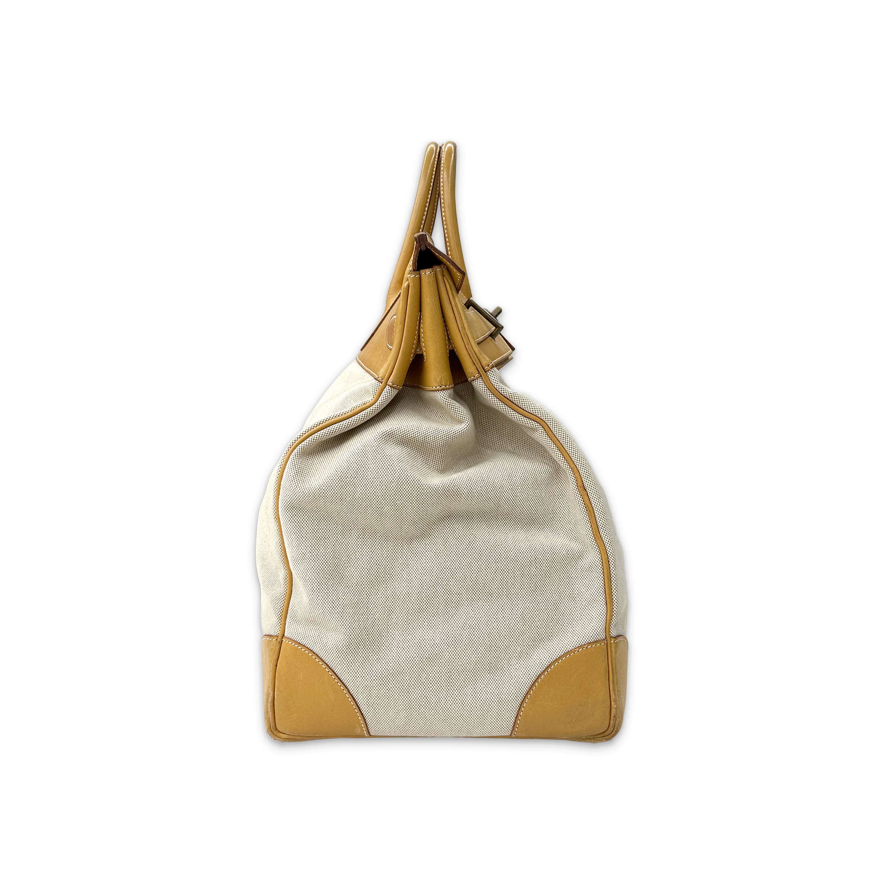 Hermes, Birkin HAC 50 Toile Vache Naturelle