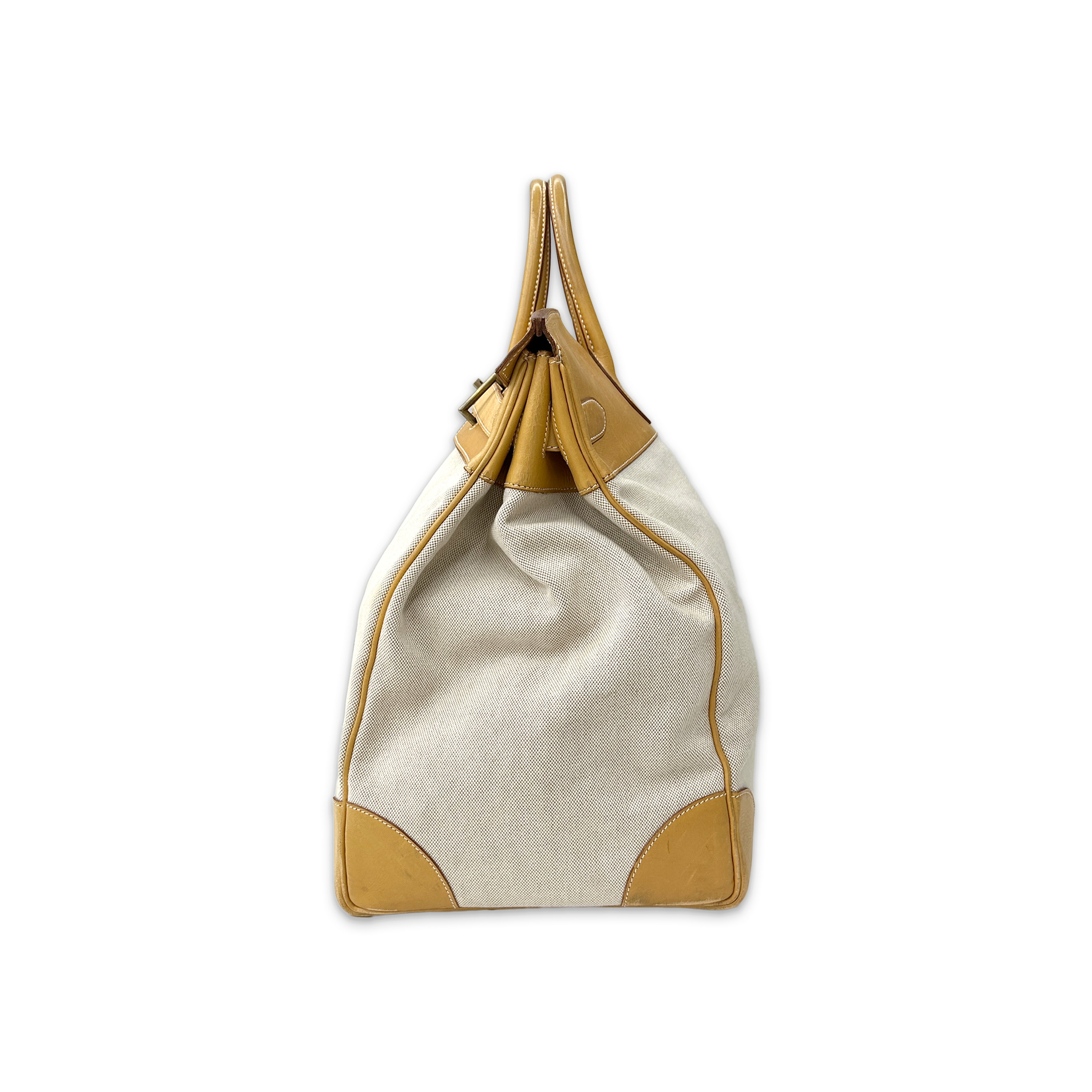 Hermes, Birkin HAC 50 Toile Vache Naturelle