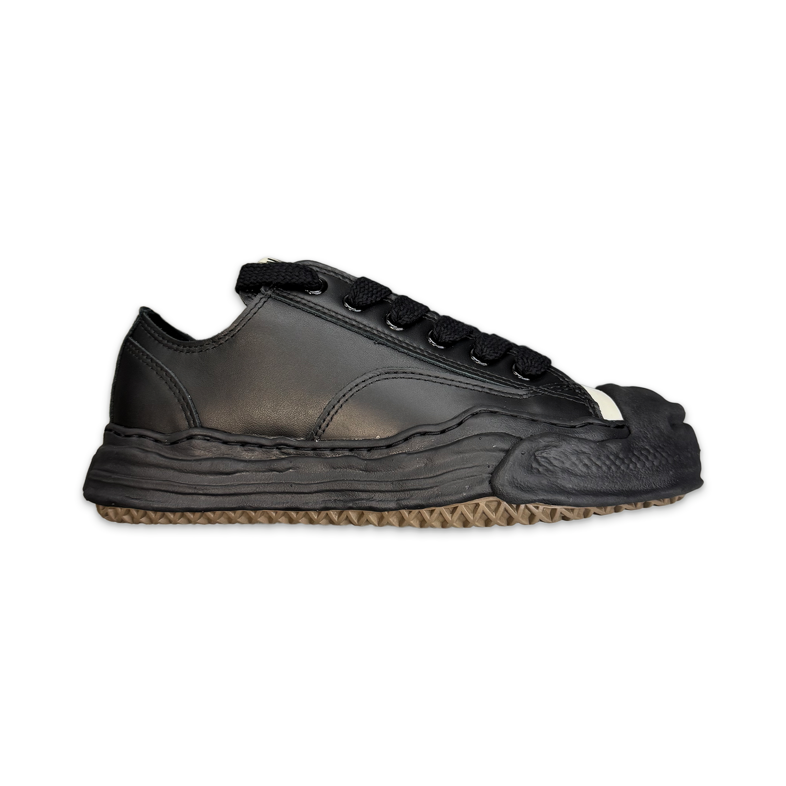 Maison Mihara Yasuhiro, Hank Leather Low "Triple Black"