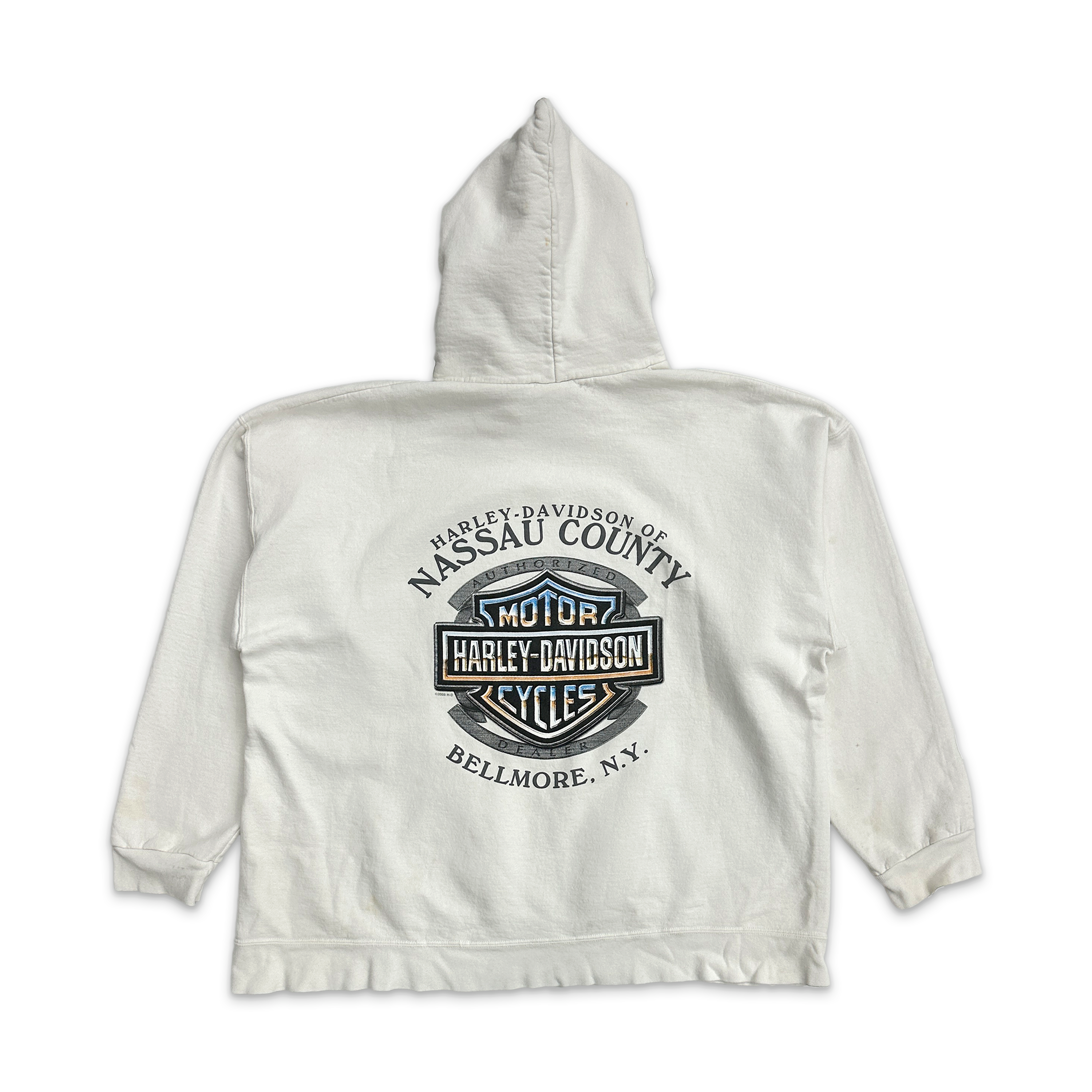 Harley Davidson Bellmore Vintage Hoodie "White"