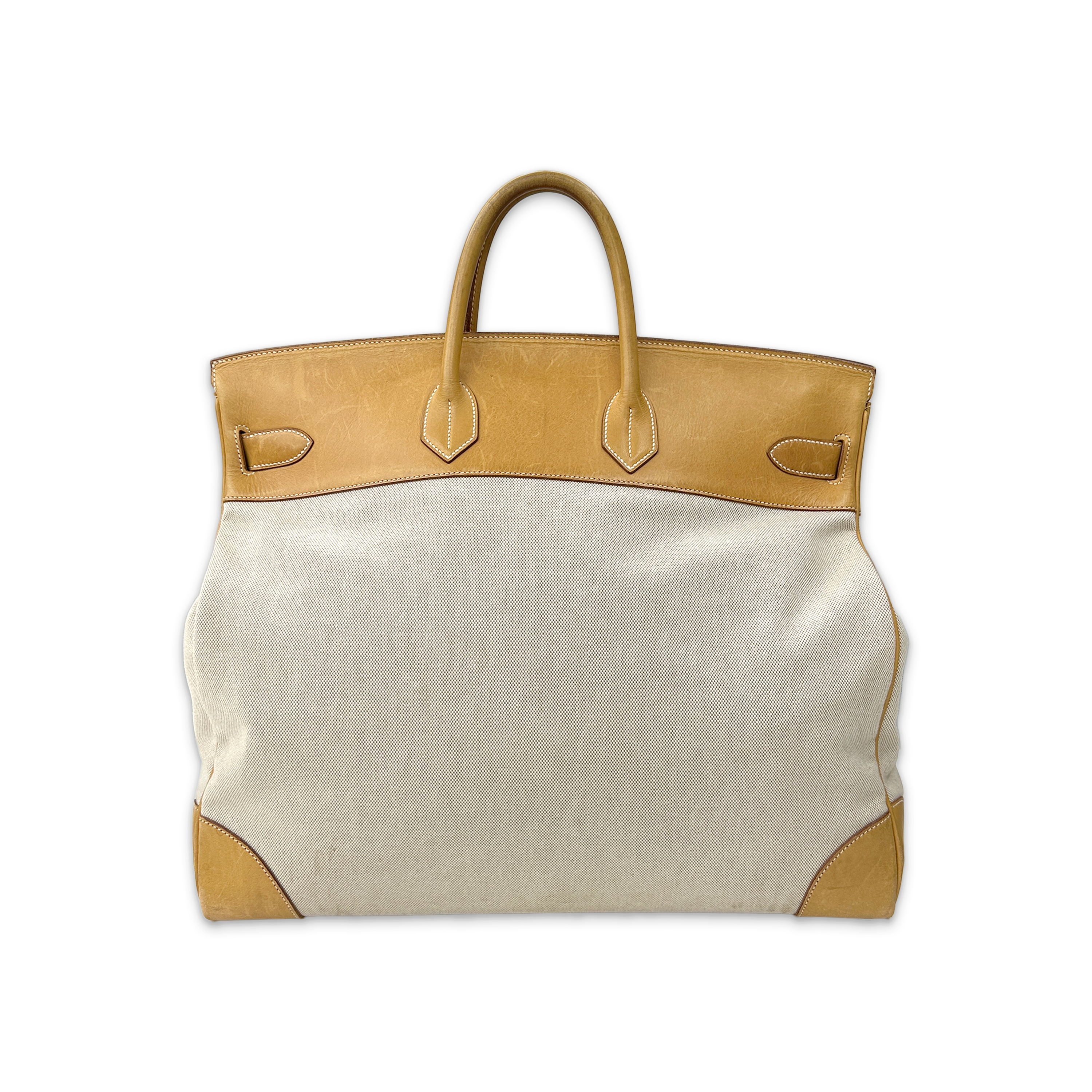 Hermes, Birkin HAC 50 Toile Vache Naturelle