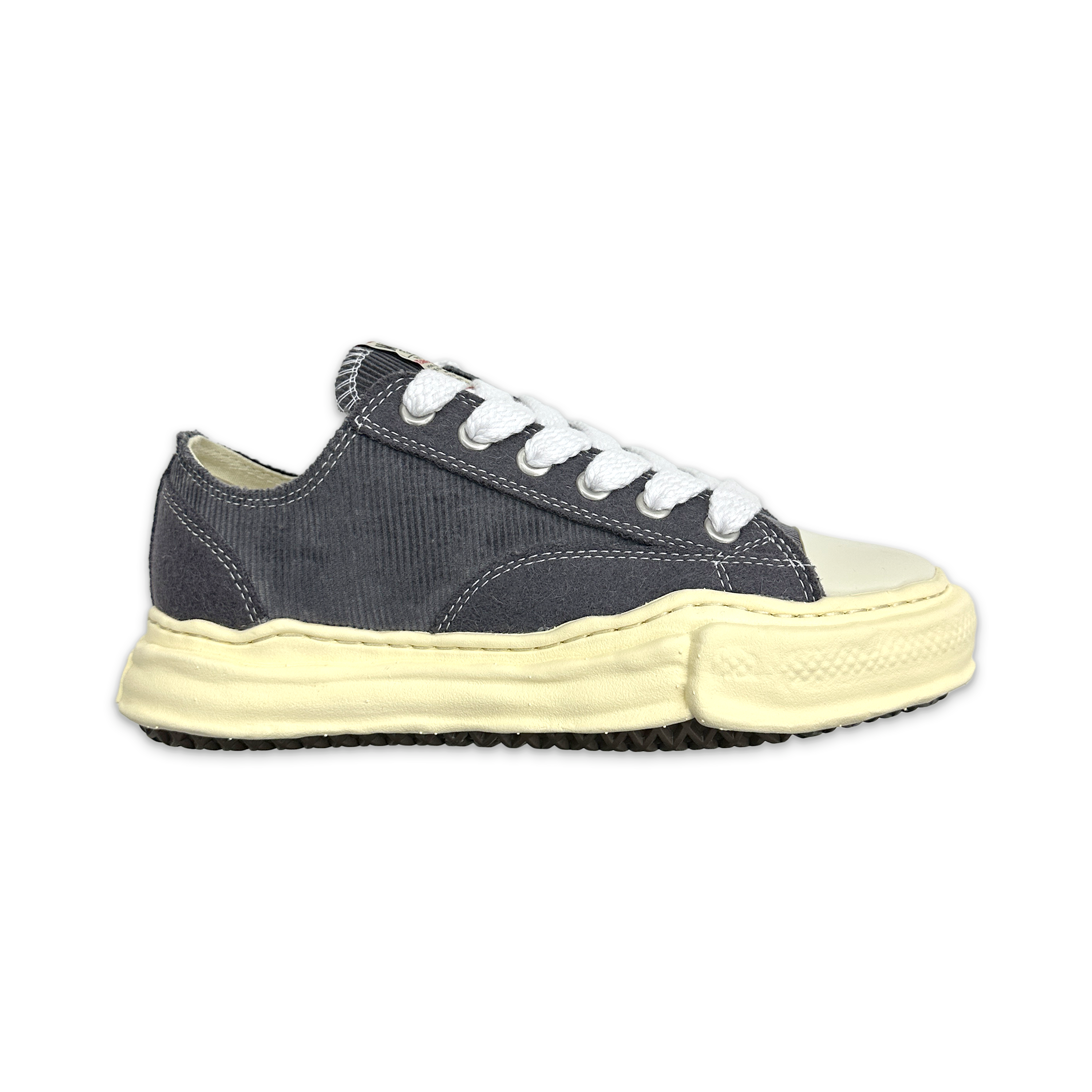 Maison Mihara Yasuhiro, Peterson Vintage Canvas Low "HBX Grey Corduroy"