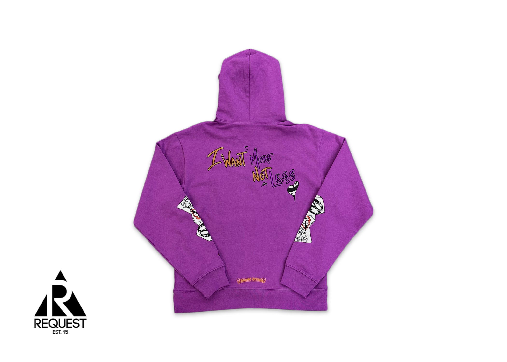 Chrome Hearts, Matty Boy I Want More Not Less Hoodie "Purple"