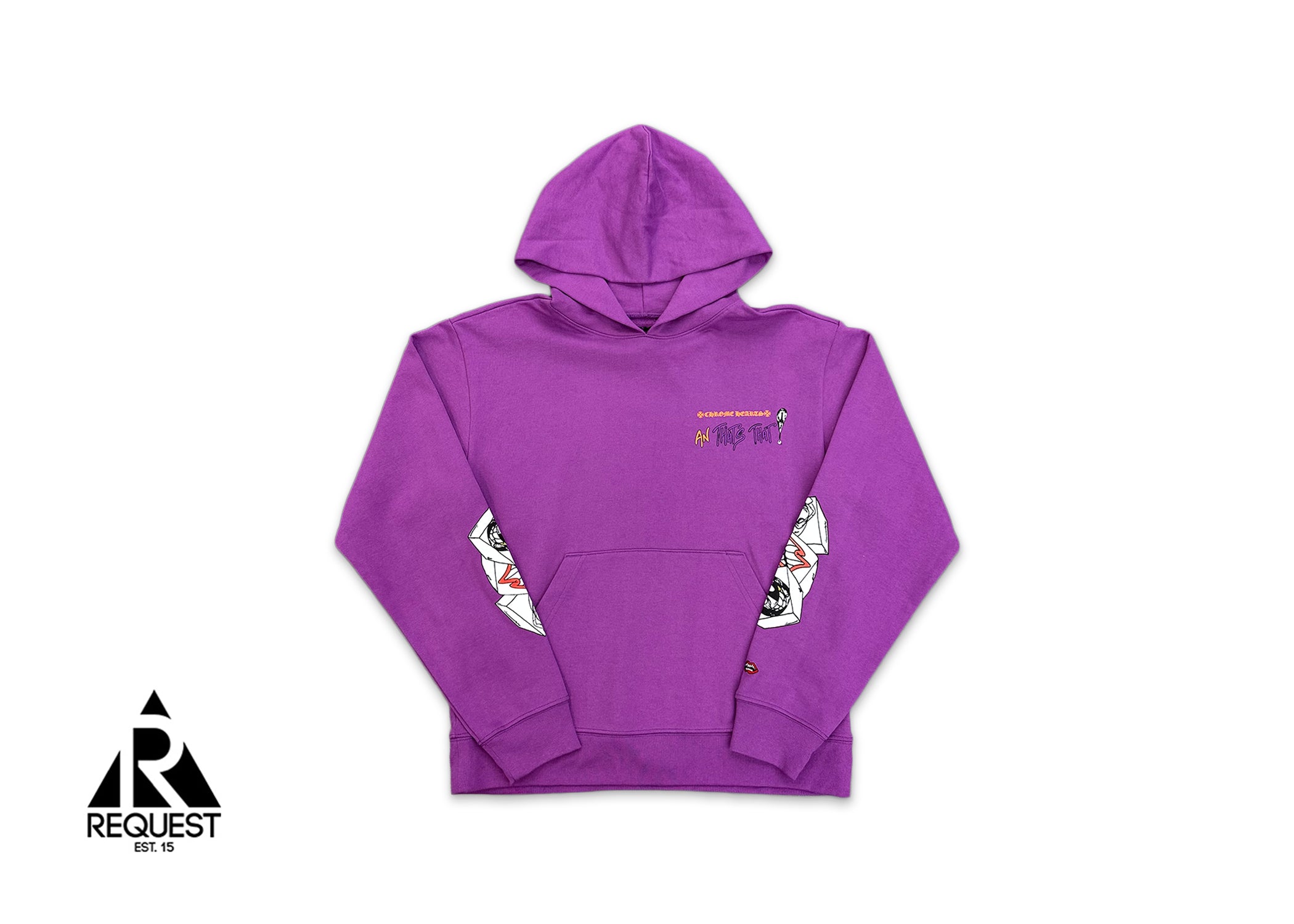 Chrome Hearts, Matty Boy I Want More Not Less Hoodie "Purple"