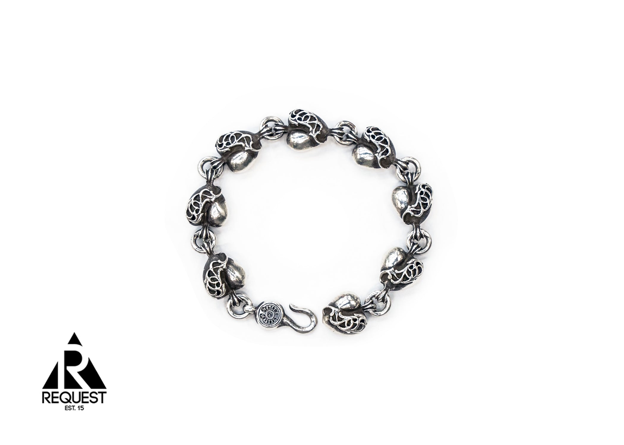 Chrome Hearts Bracelet "Heart Links"