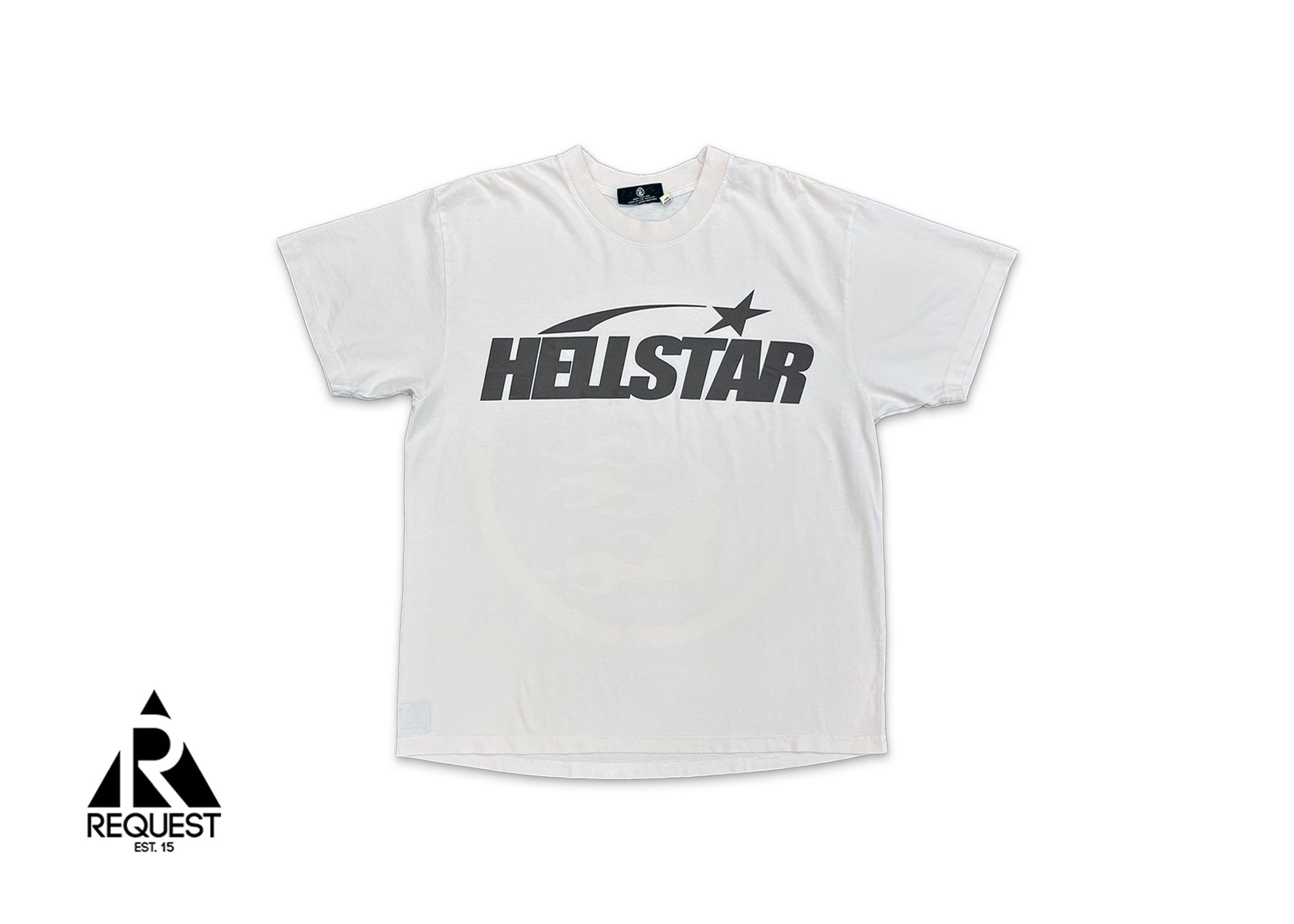 Hellstar, Classic Gel Tee "White/Brown"