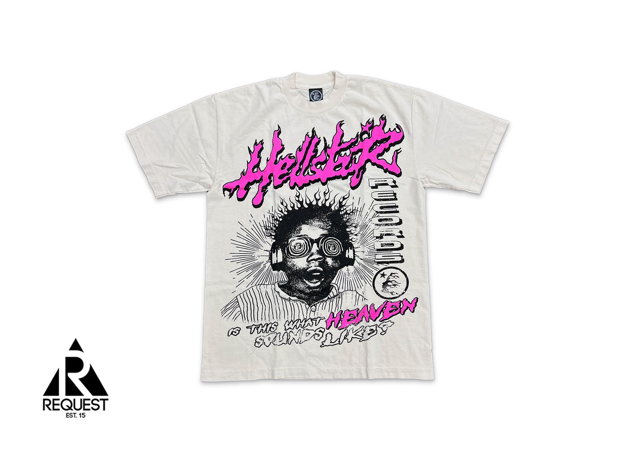 HellStar What Heaven Sounds Like Tee "Cream"