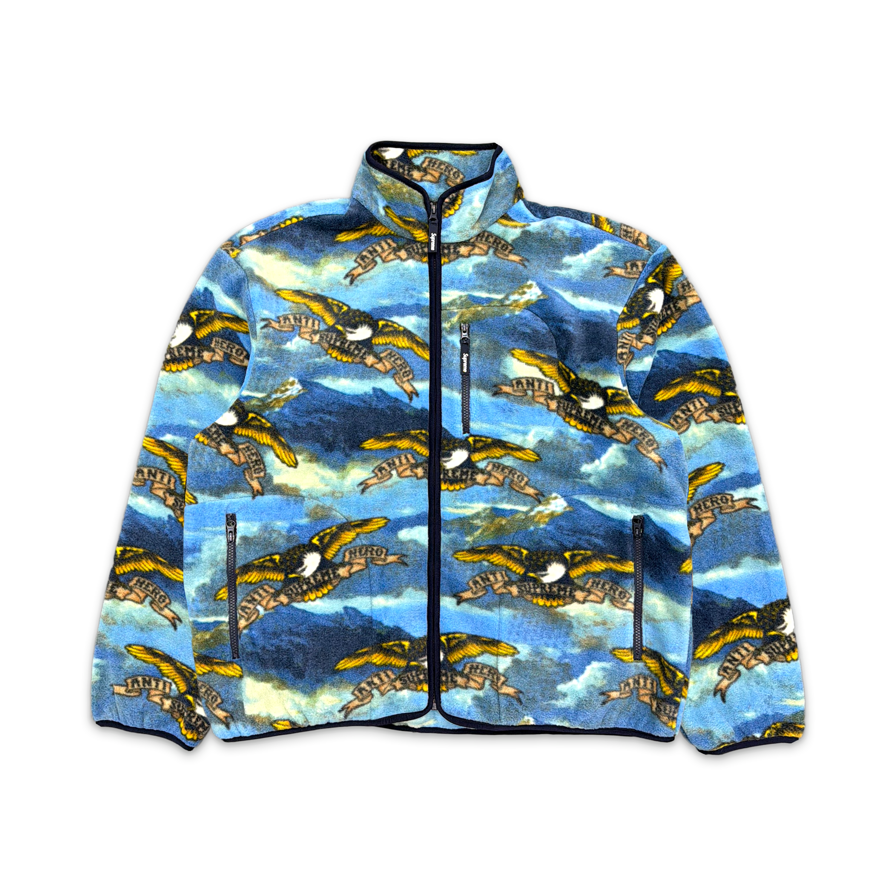ANTIHERO Fleece Jacket "Blue"