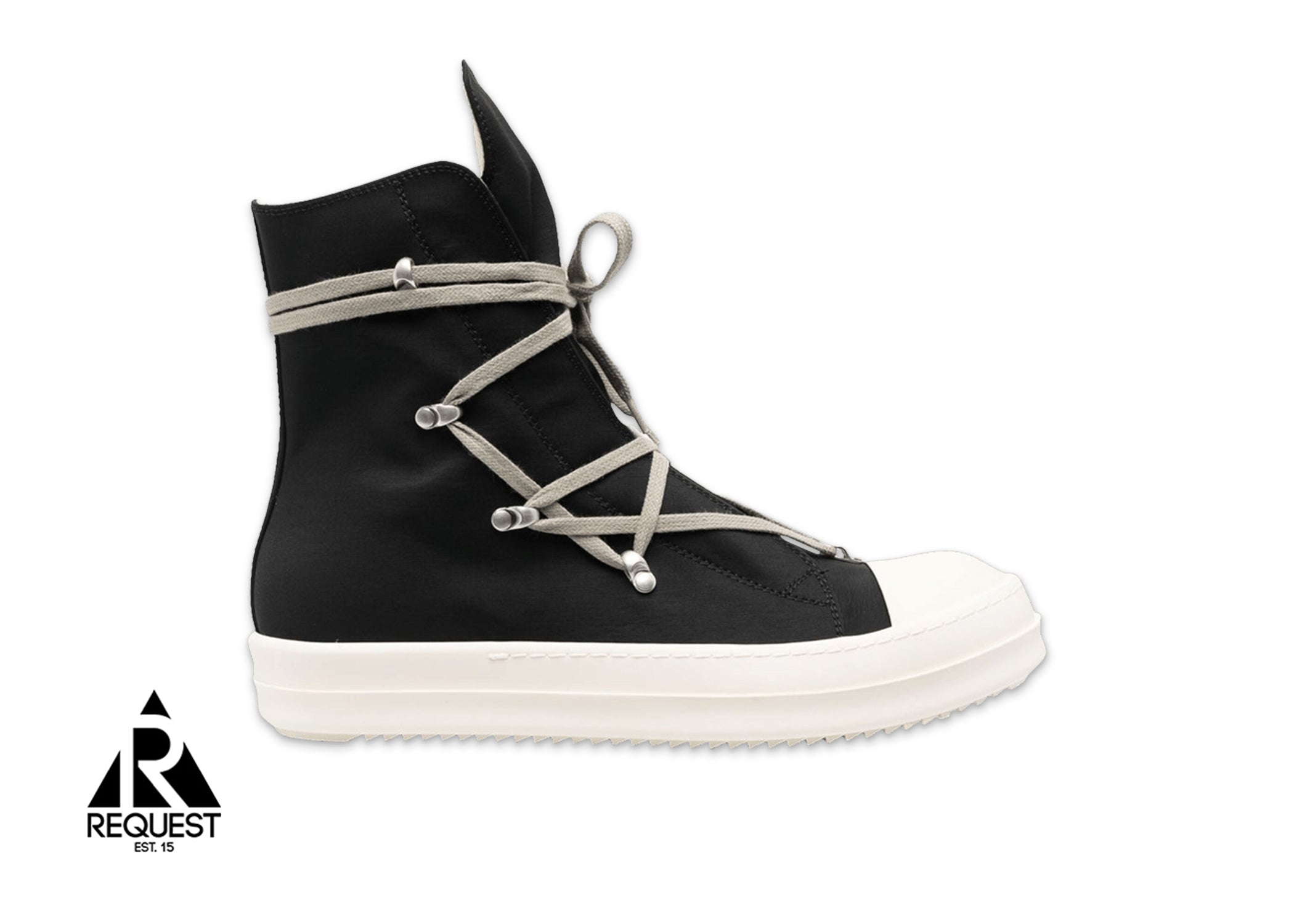 Rick Owens Lido DRKSHDW Hexa Sneaks "Black Milk"