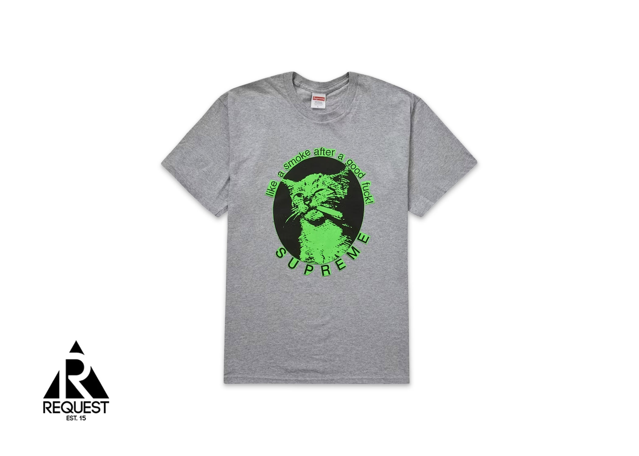 Supreme Smoke Tee FW23 "Heather Grey"