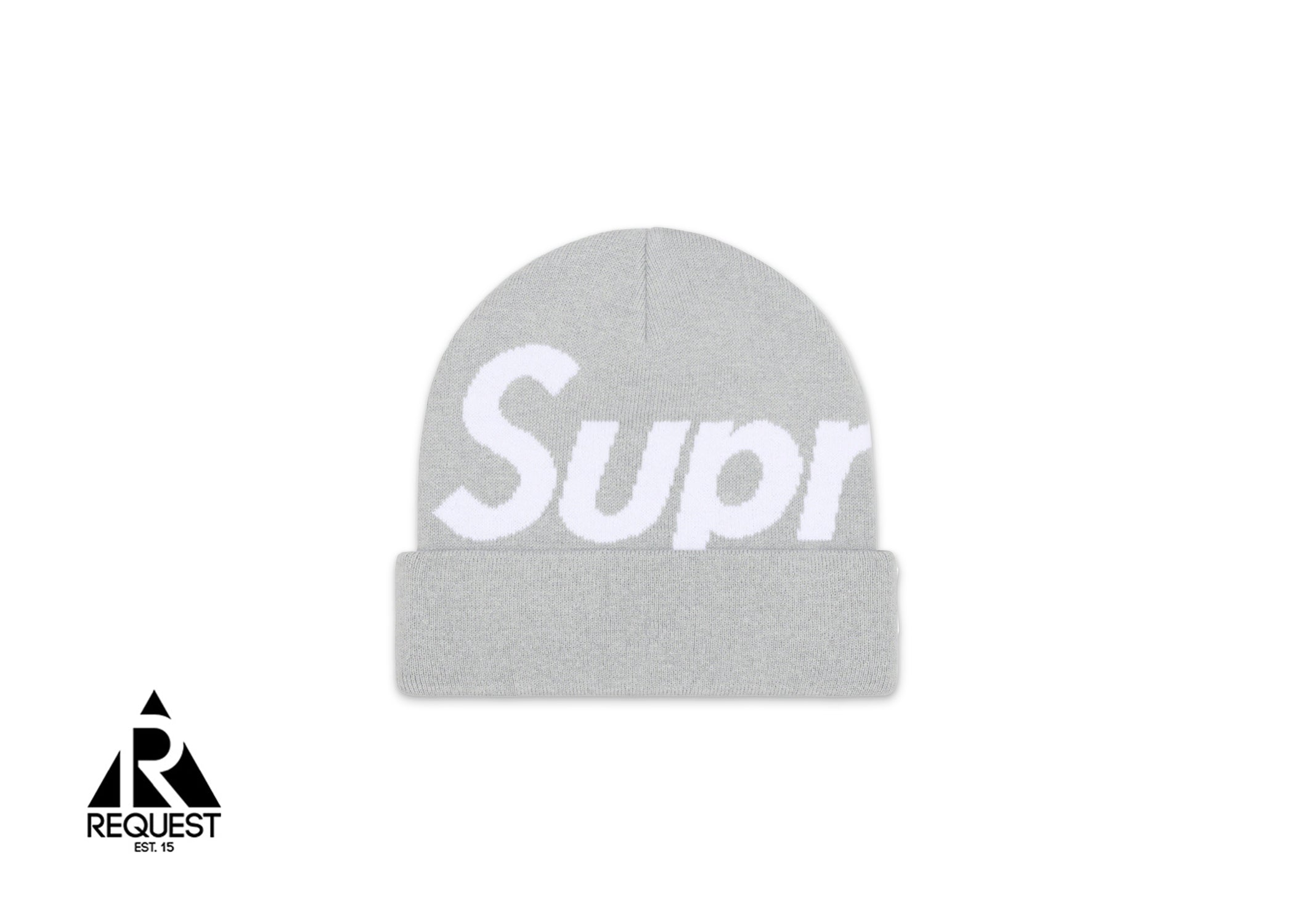 Supreme Big Logo Beanie FW23 "Grey"