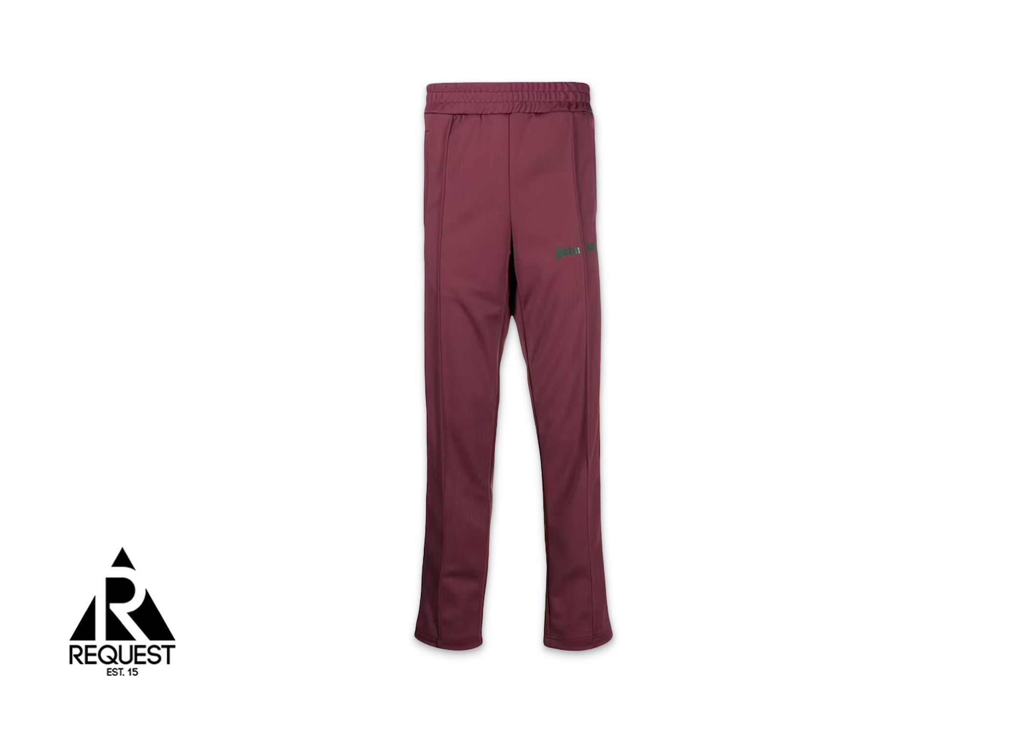 Palm Angels Track Pants "Burgundy/Yellow/Green"