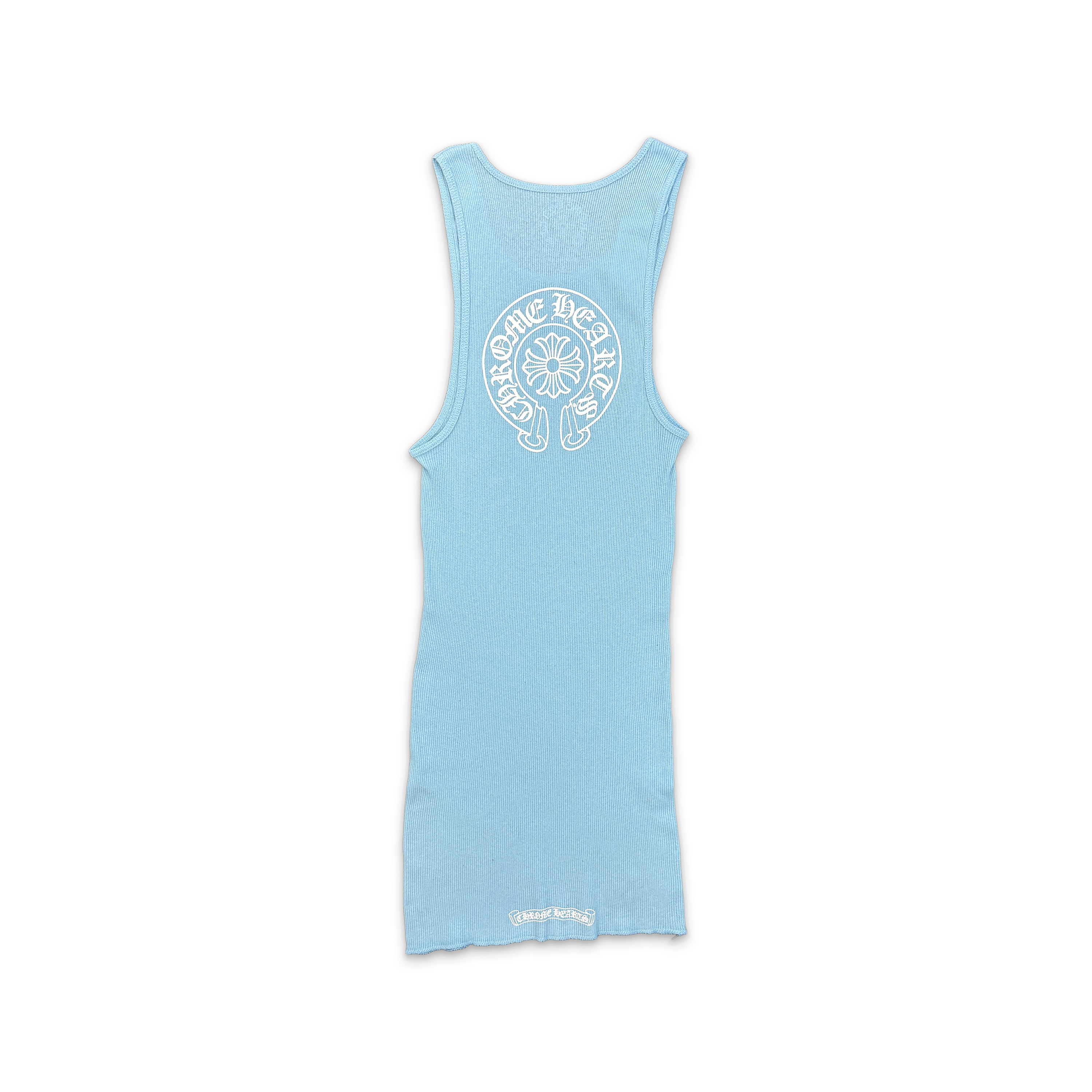 Chrome Hearts, Horseshoe Rib Tank Top "Baby Blue"