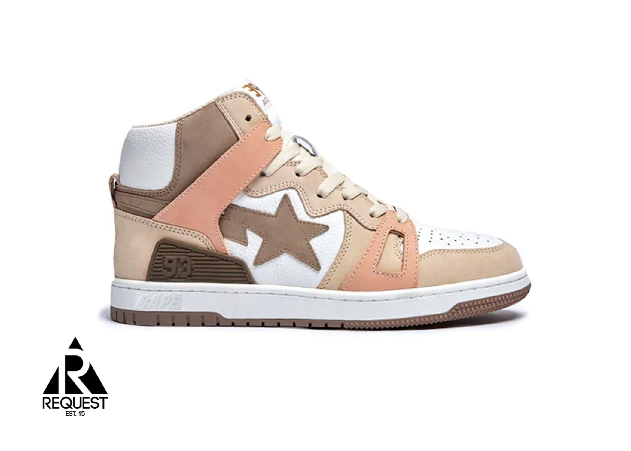 A Bathing Ape Bapesta 93 Hi "Brown"