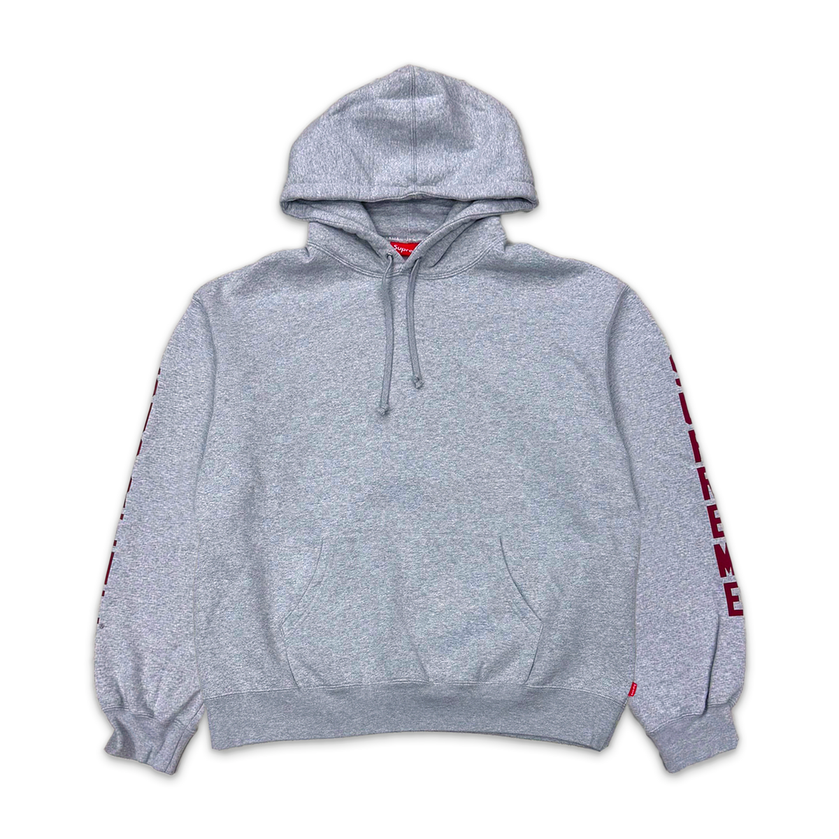 Supreme, Washed Logo Hooded Sweatshirt "Heather Grey" (FW26)