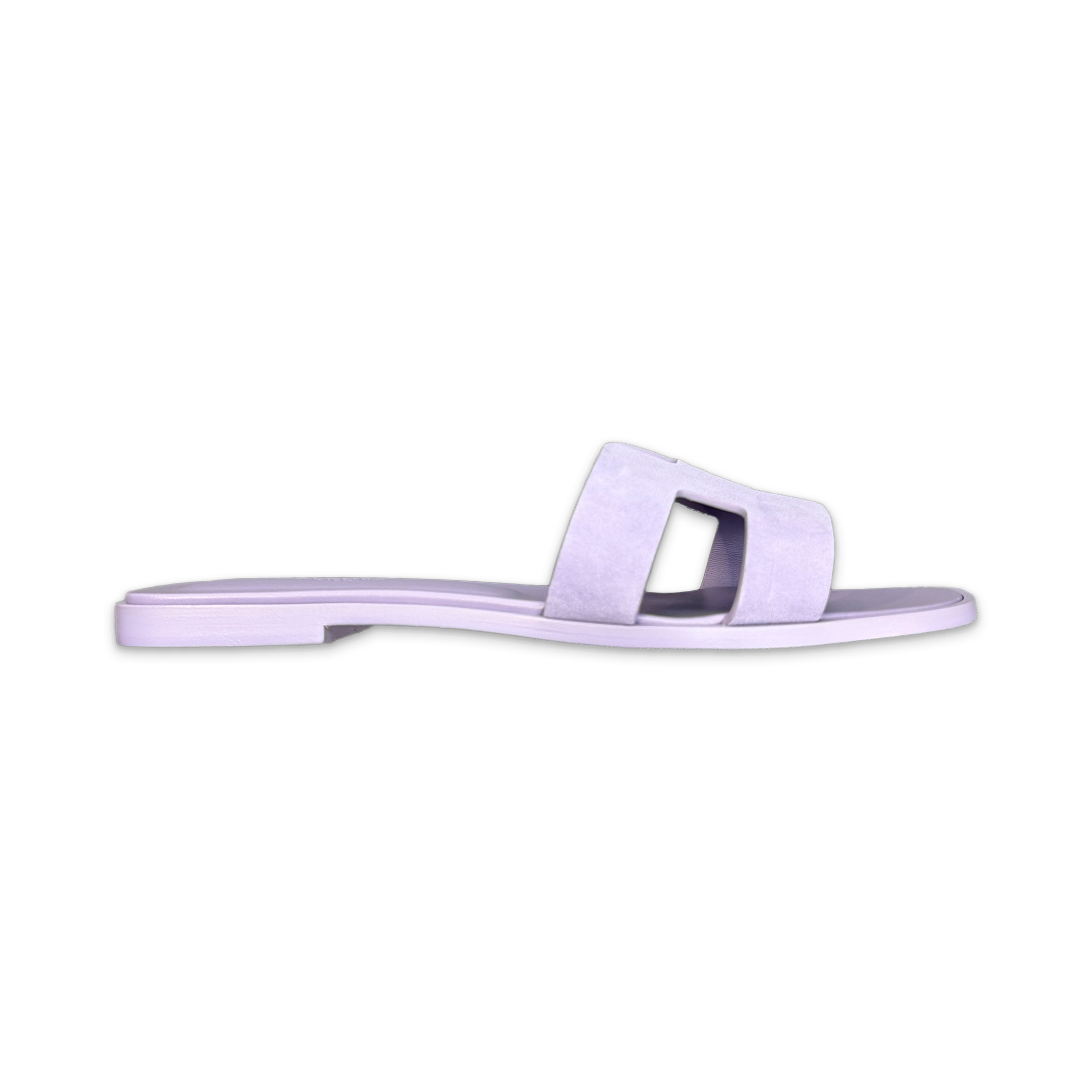 Hermes, Oran Sandal “Violet Glycine"