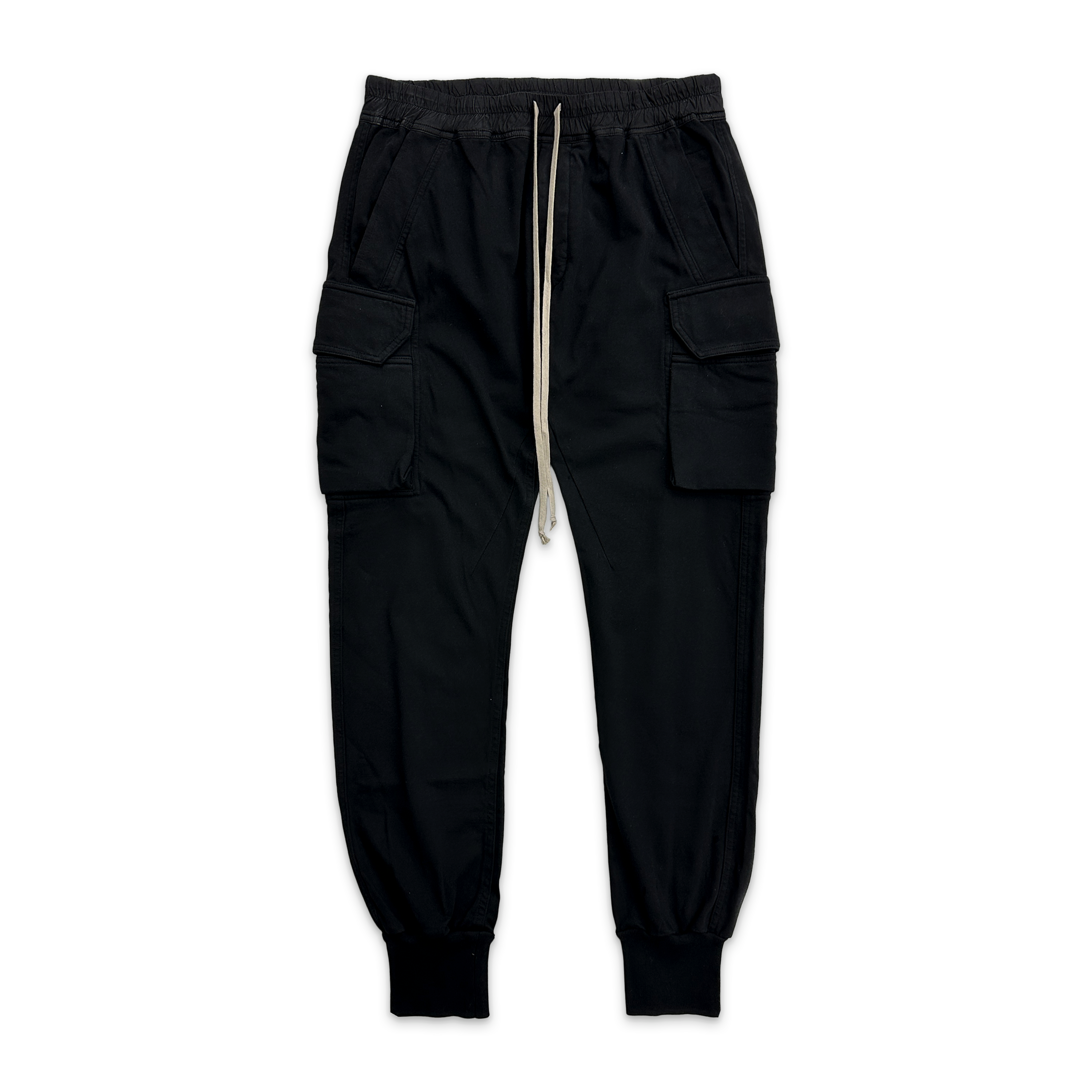 Rick Owens DRKSHDW, Mastodon Cargo Sweat Pants "Black"