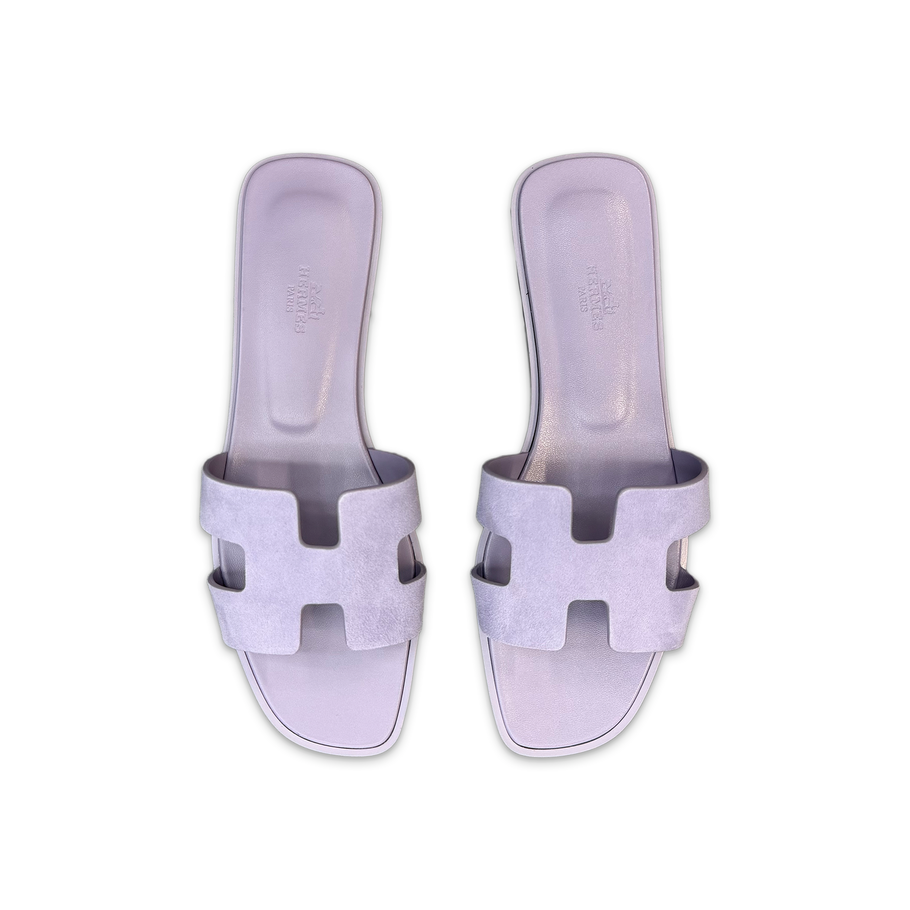 Hermes, Oran Sandal “Violet Glycine"
