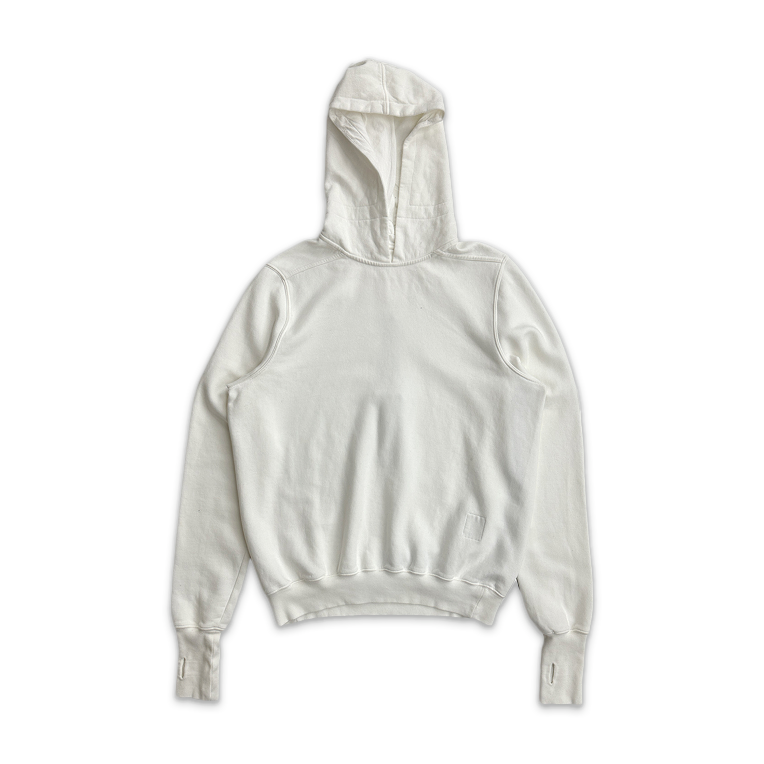 Rick Owens DRKSHDW, Gauntlet Granbury Hoodie "Milk"