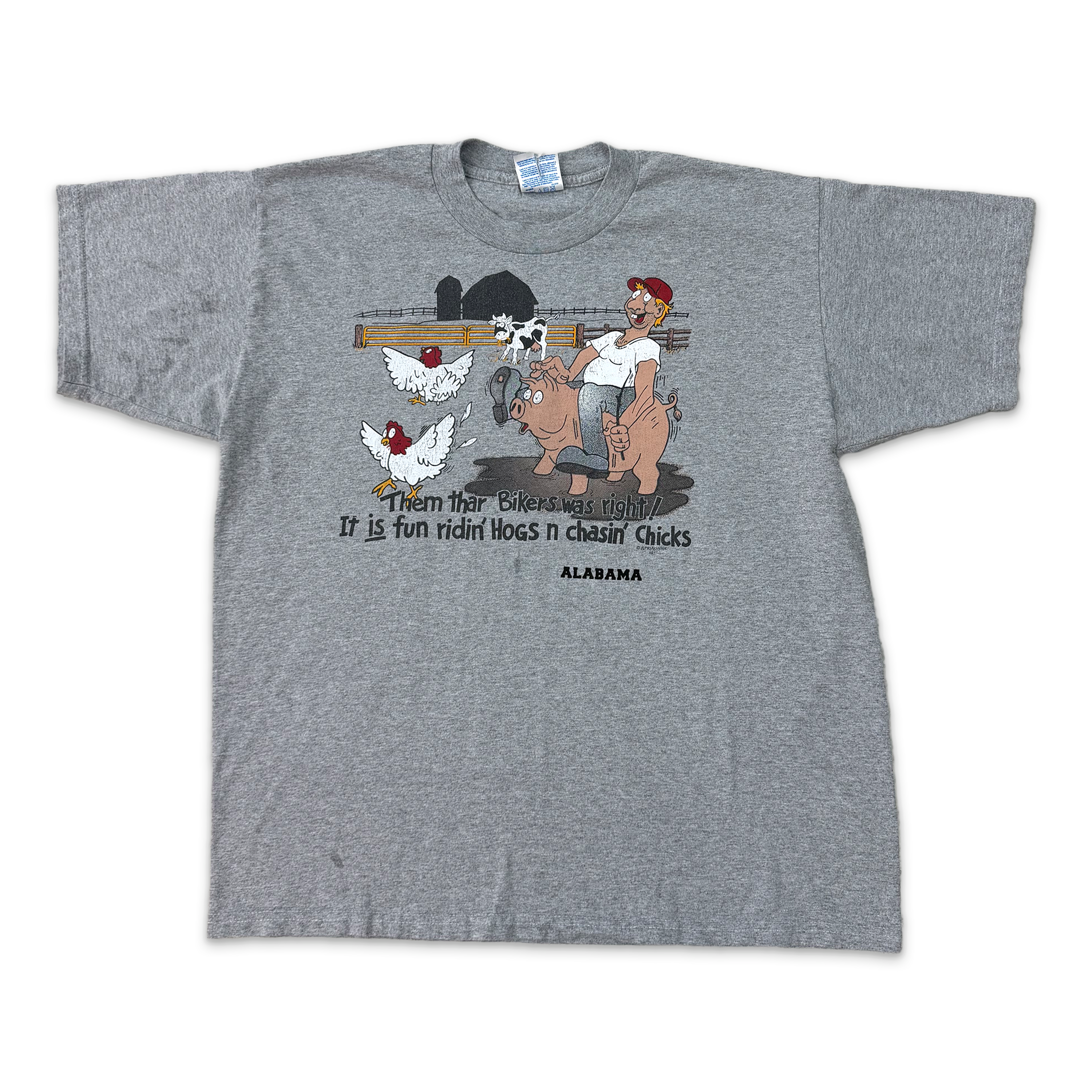 Chasing Hogs Tee "Grey"