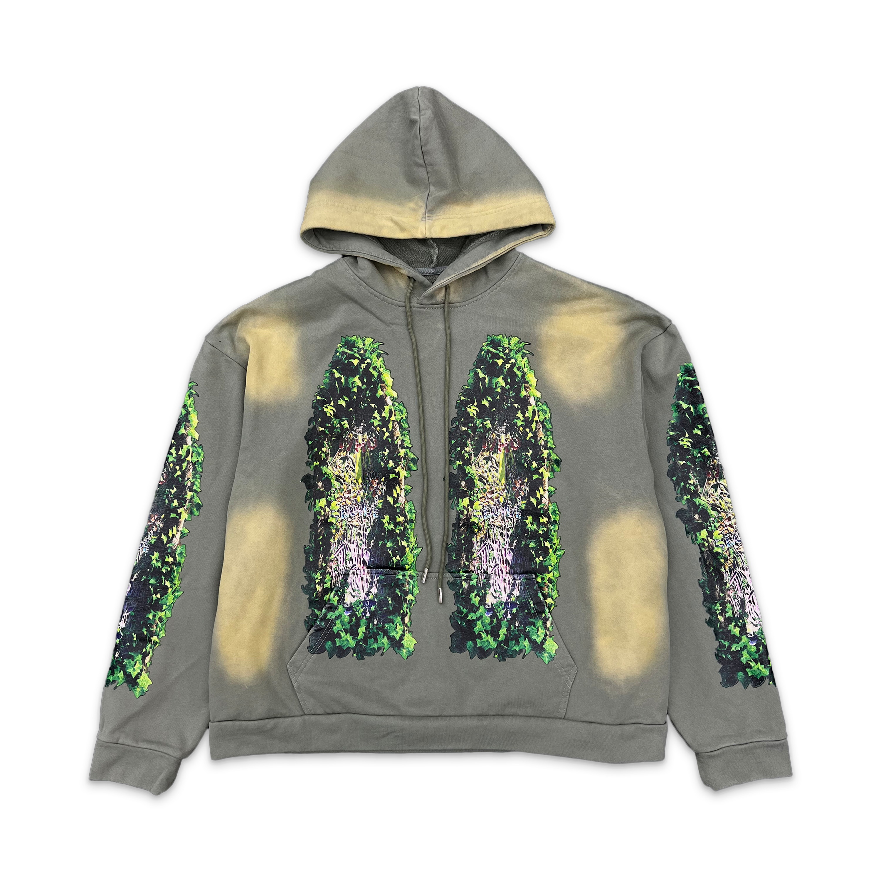 Who Decides War, Garden Glass Hooded Pullover “Sage”